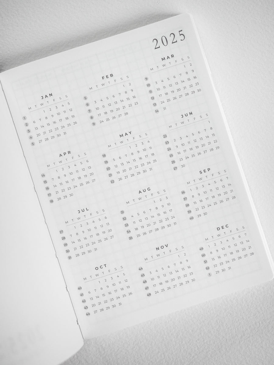 Passport Monthly Booklet (64 pages) | 2025 (In-Stock) – STERLING INK