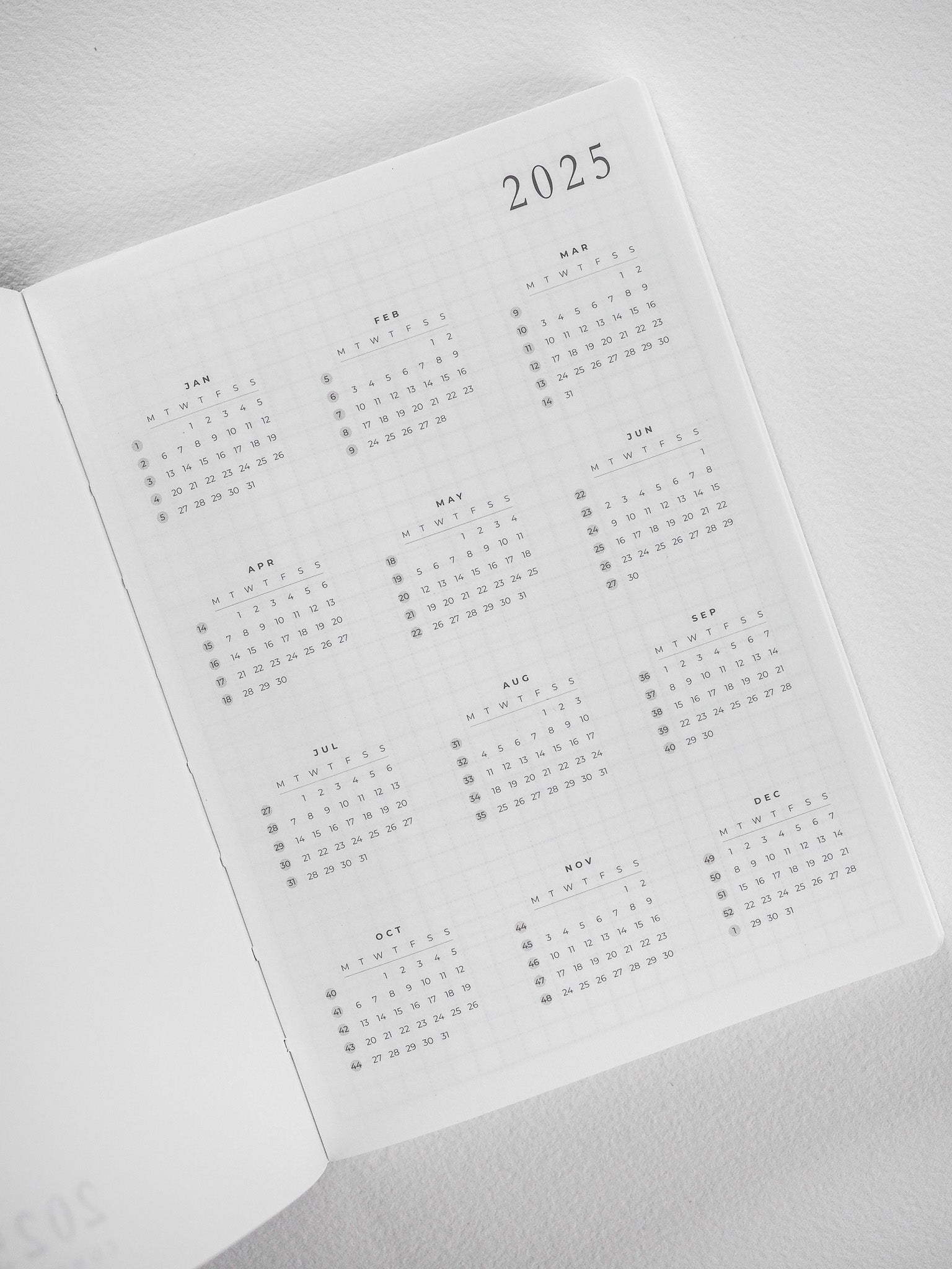 A6 Monthly Booklet (64 pages) | 2025 (In-Stock)