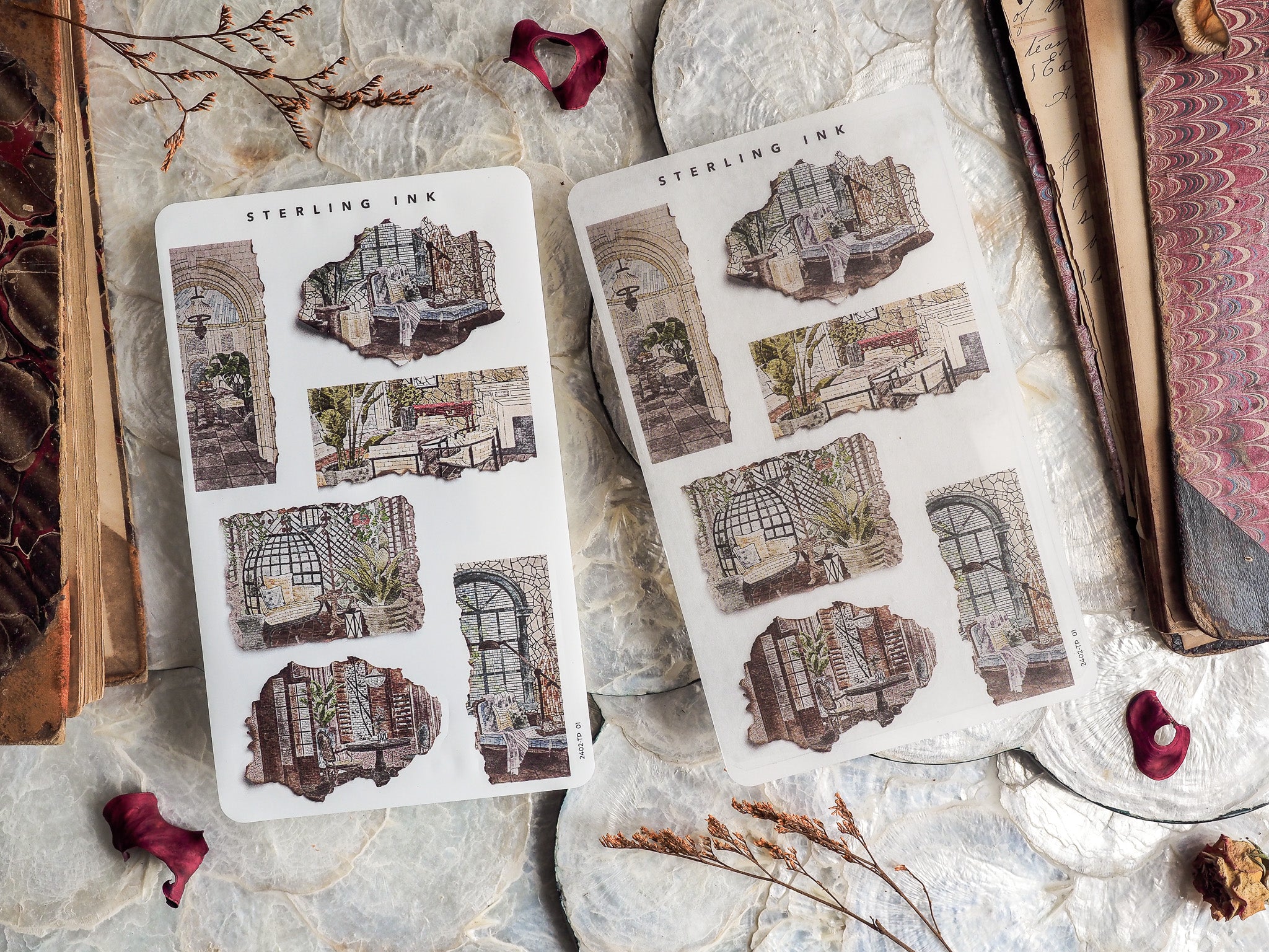 Torn Paper Stickers - February 2024
