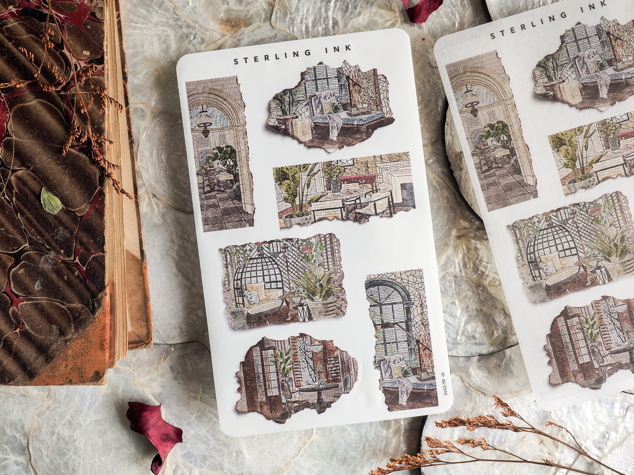 Torn Paper Stickers - February 2024