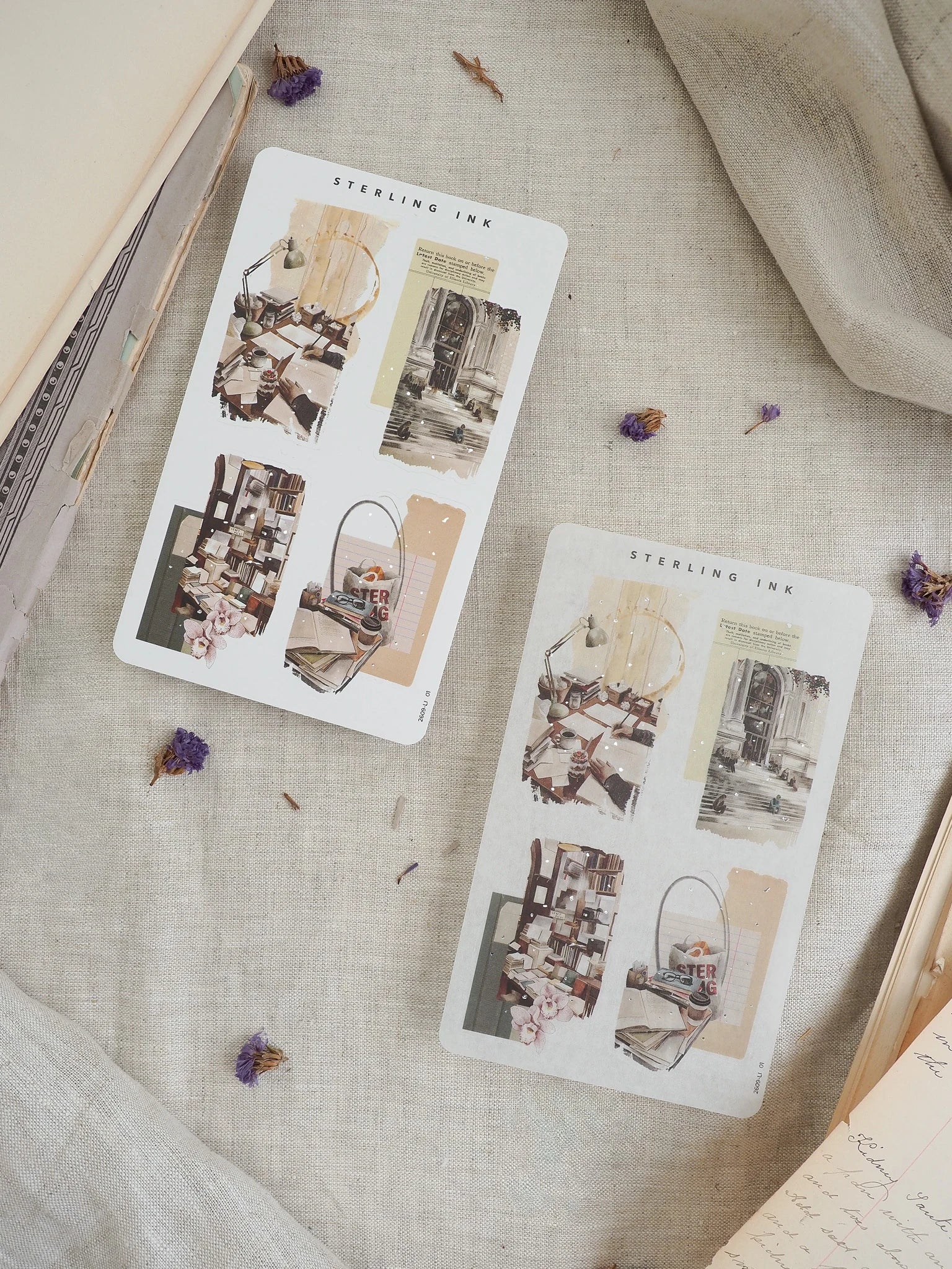 Collage Stickers (Silver Foil) - September 2026