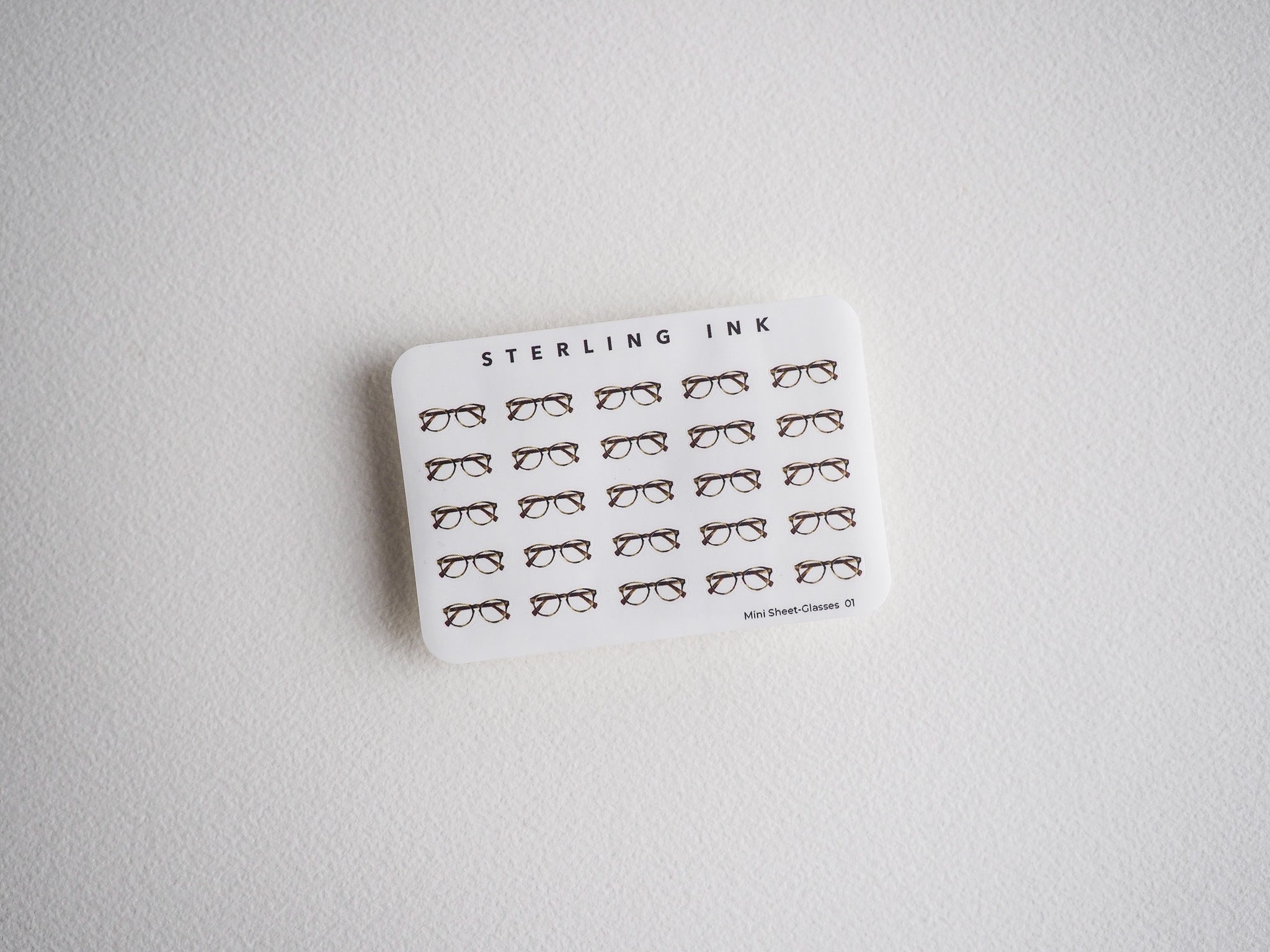 Mini Sheet - Glasses