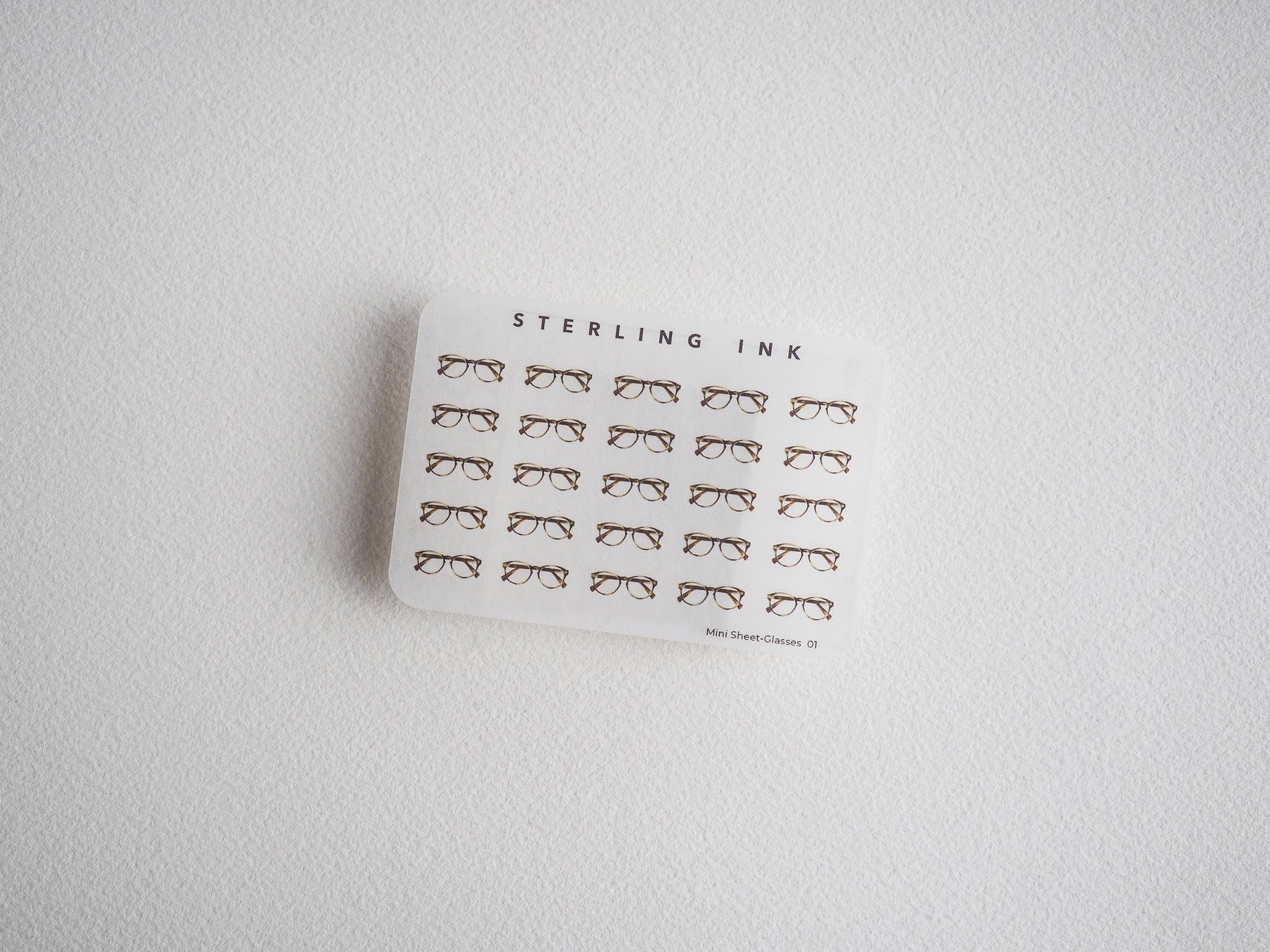 Mini Sheet - Glasses