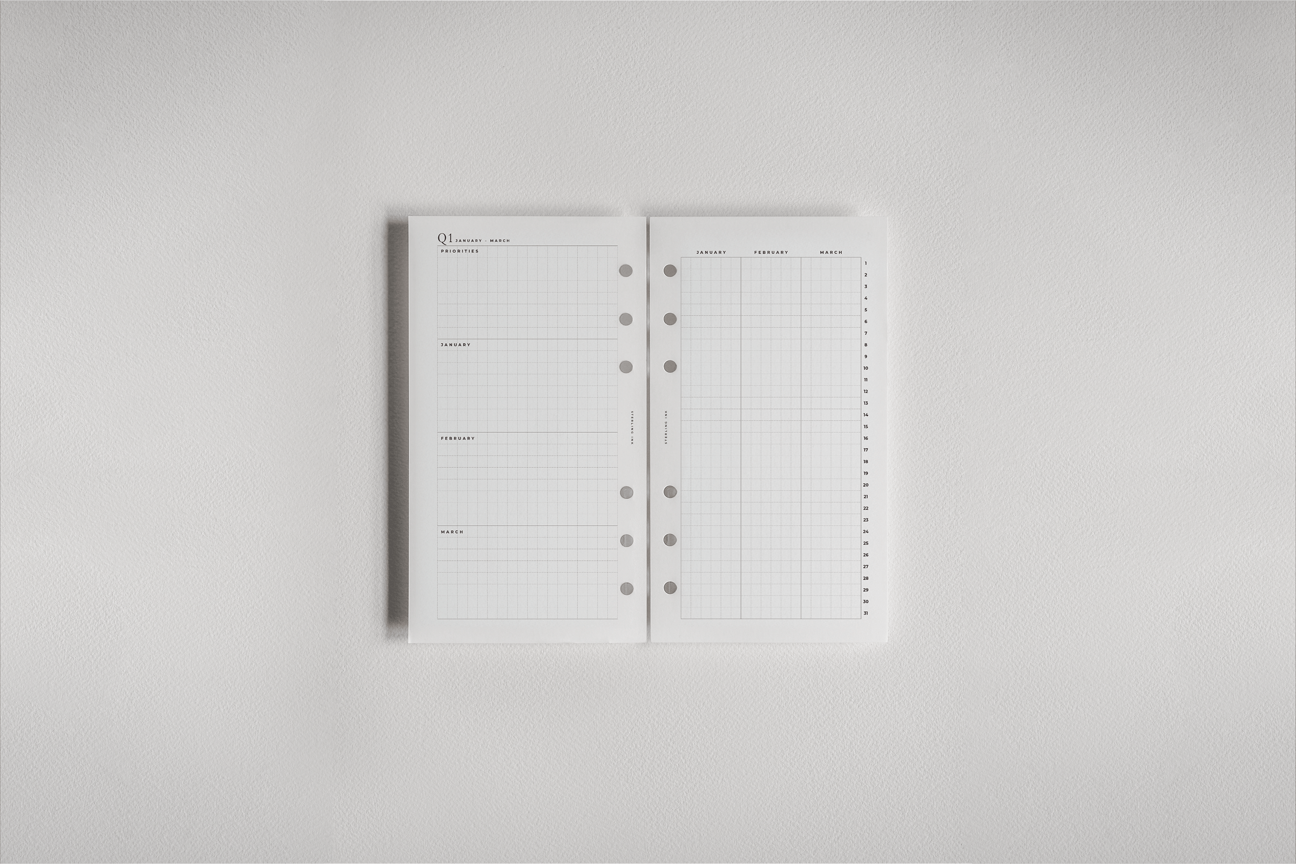Monthly | 2026 Dated Planner Inserts