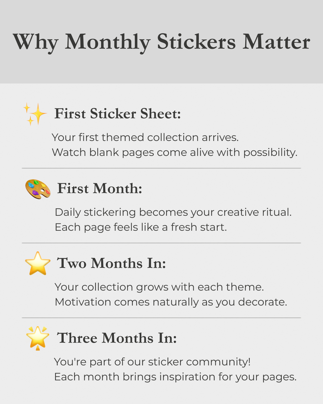 Full Sticker Subscription Kit