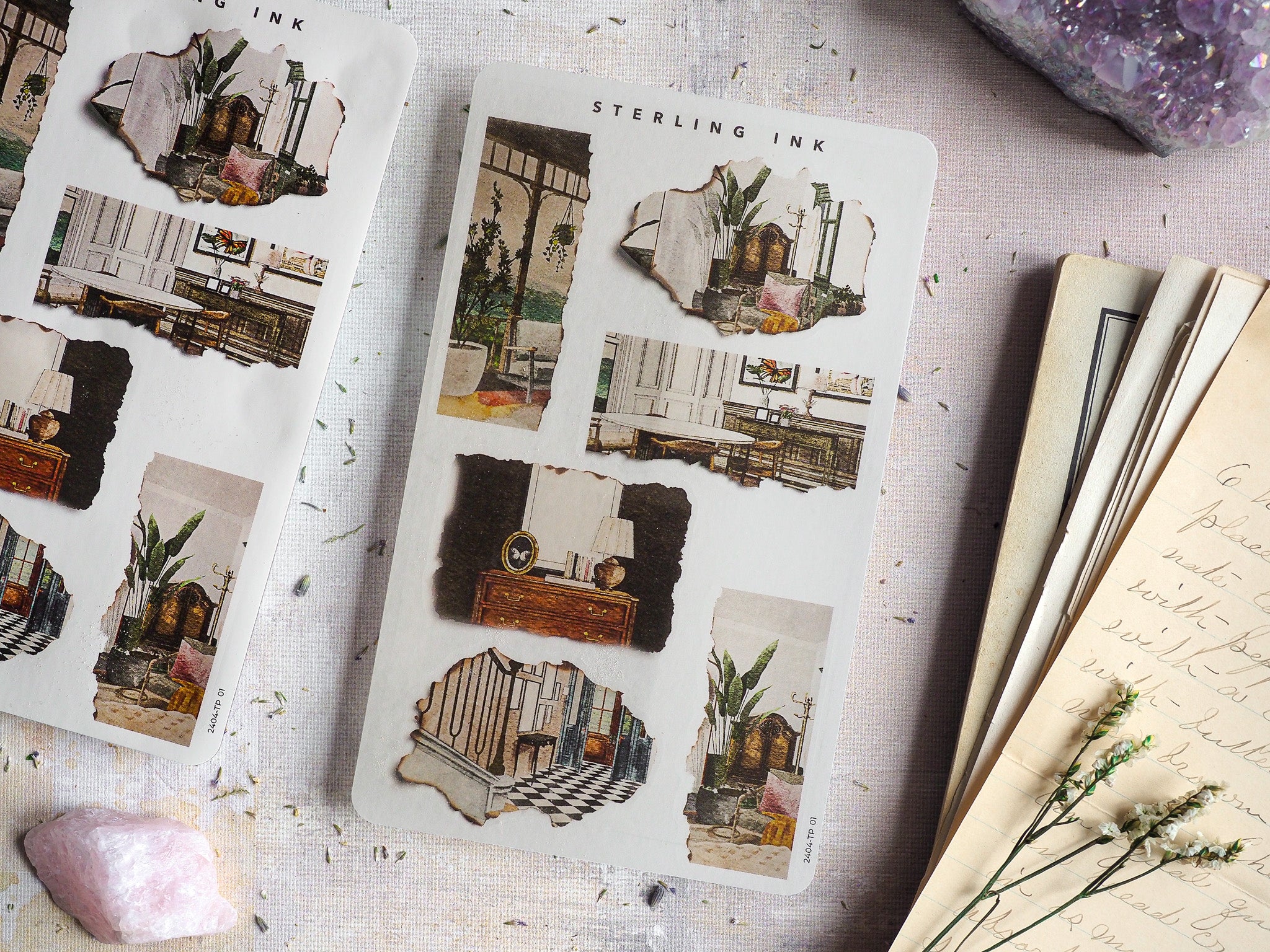 Torn Paper Stickers - April 2024