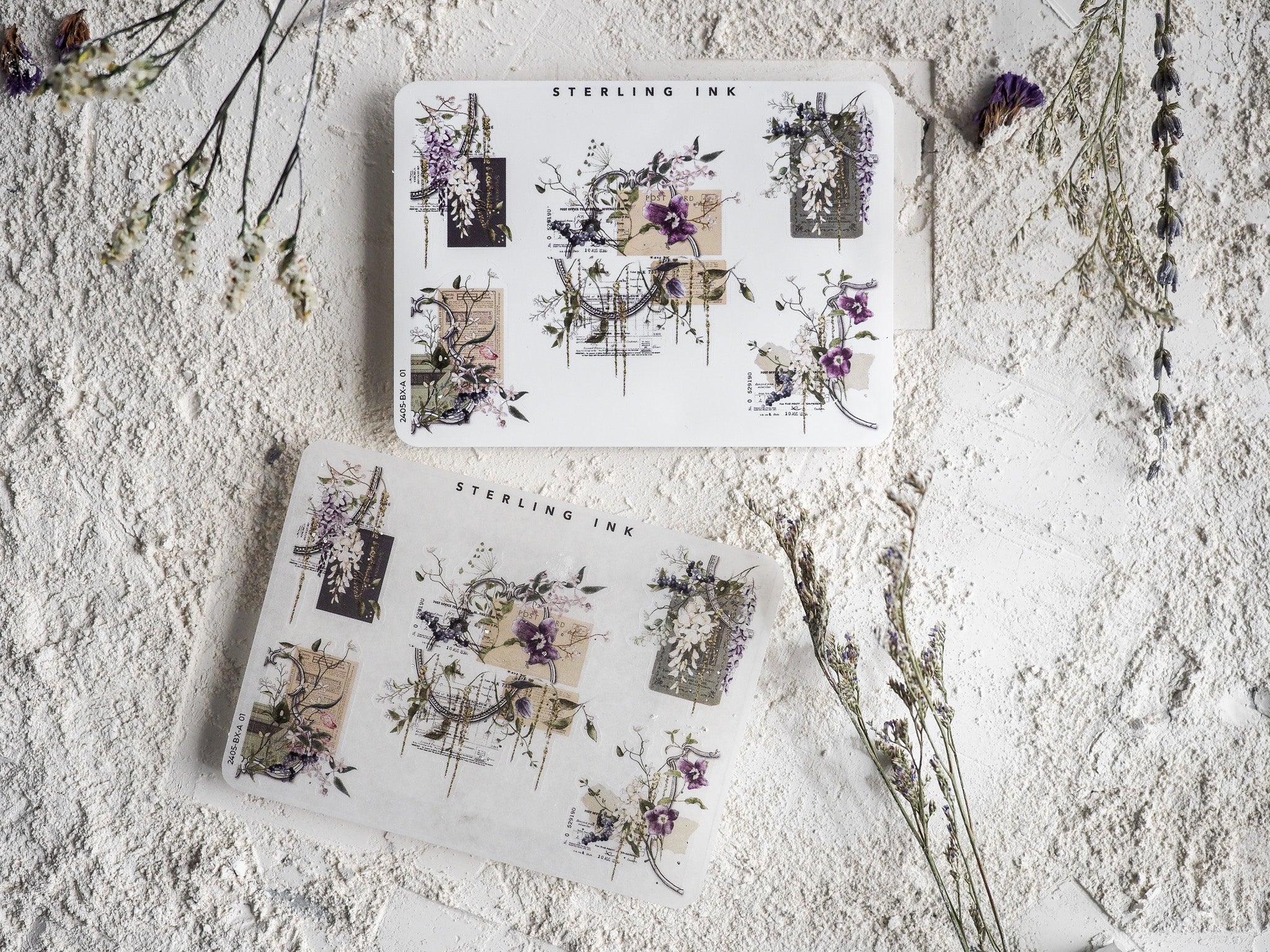 Edges and Corners Stickers (Silver Foil)- May 2024