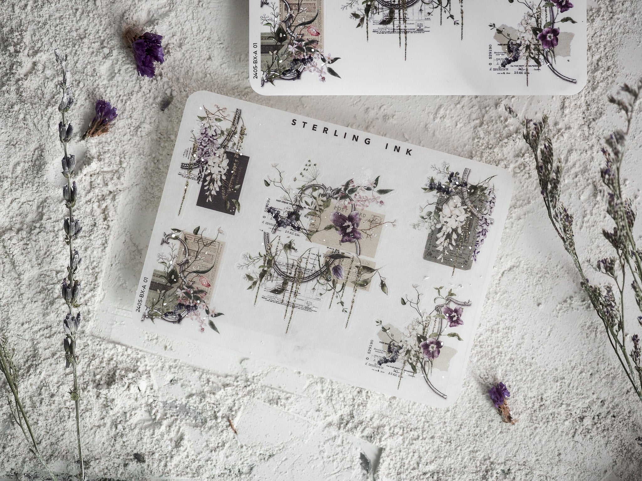 Edges and Corners Stickers (Silver Foil)- May 2024