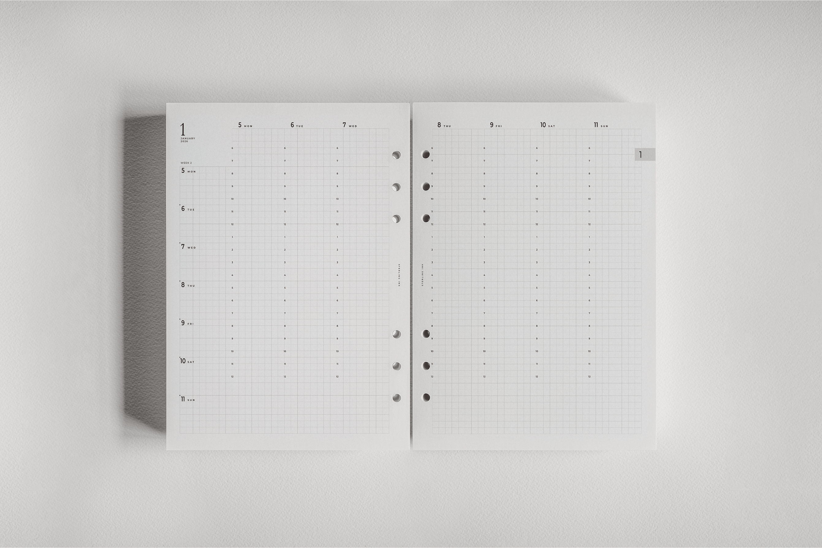 Weekly (Flex Layout) | 2026 Dated Planner Inserts