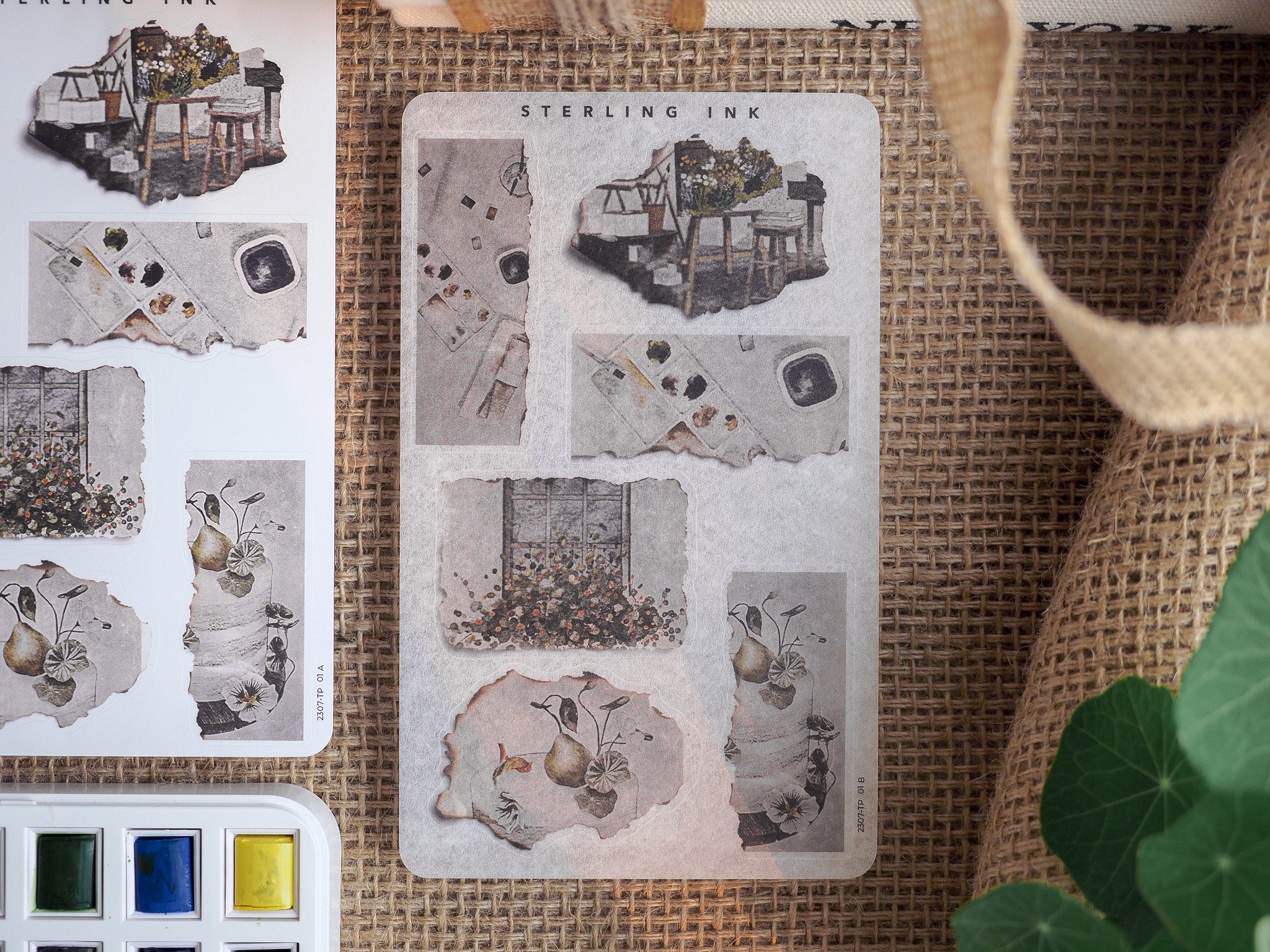 Torn Paper Stickers - July 2023