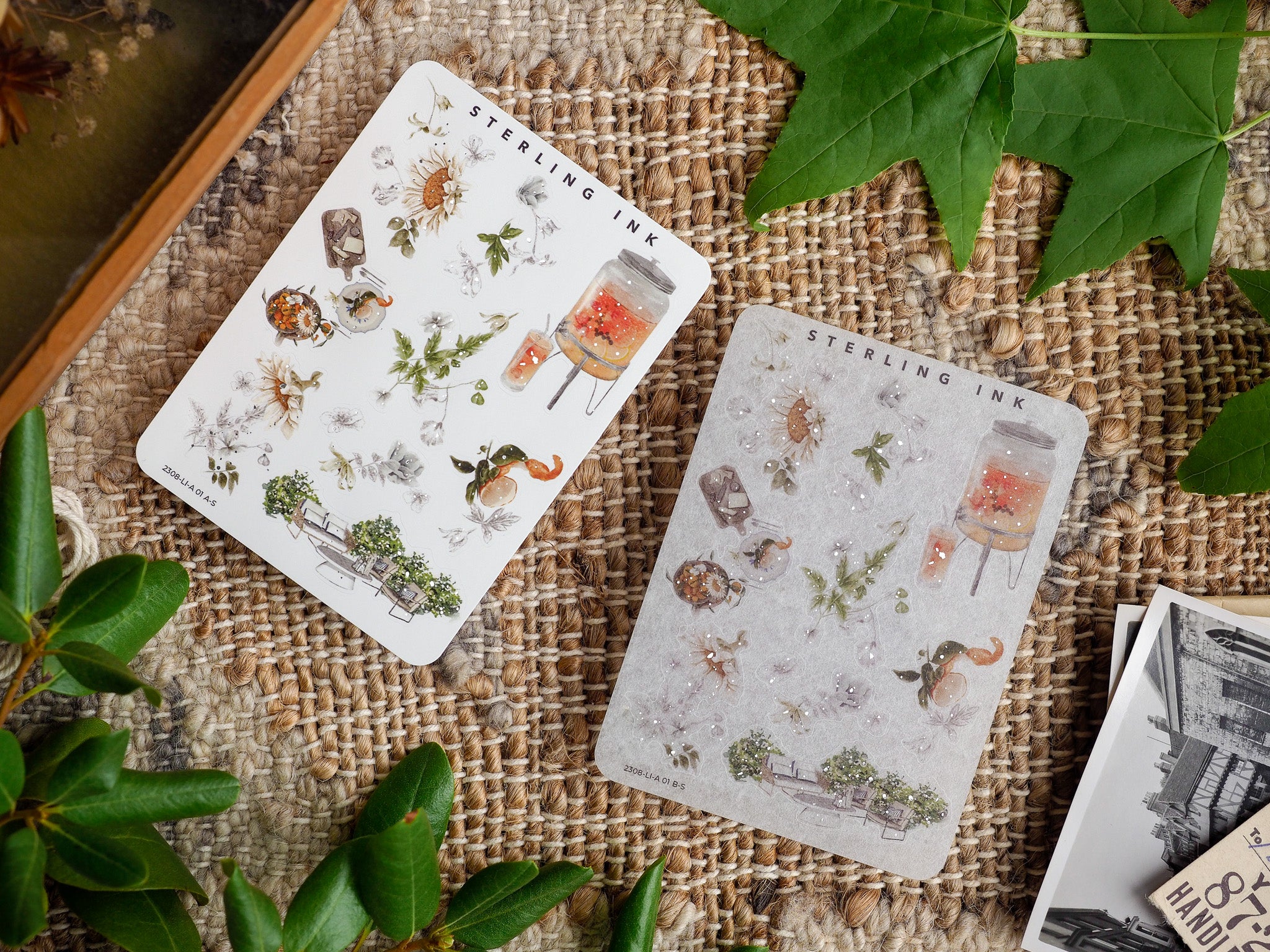 Large Icon Stickers (Silver Foil) - August 2023