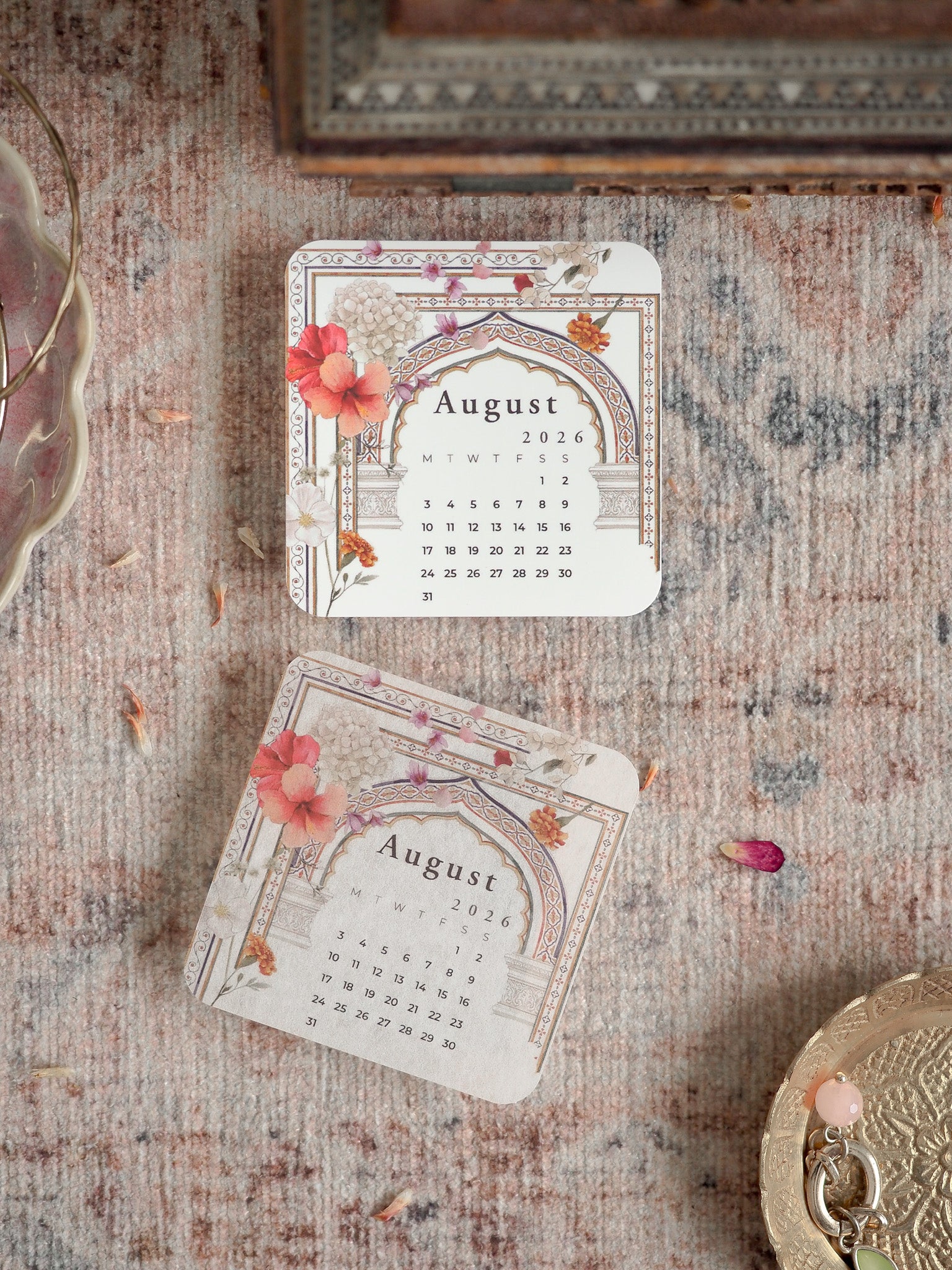 Monthly Calendar - August 2026