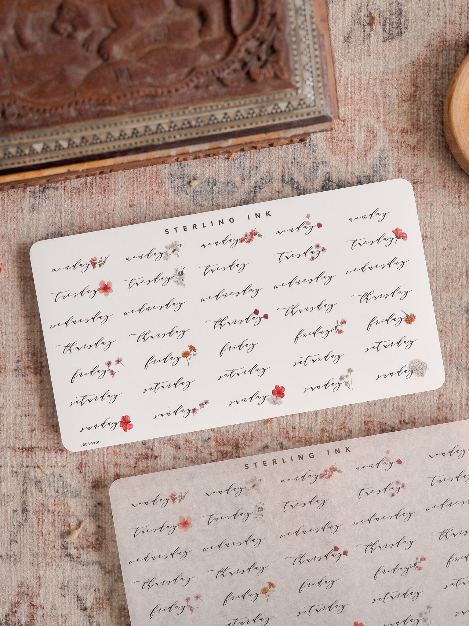 Weekday Stickers - August 2026