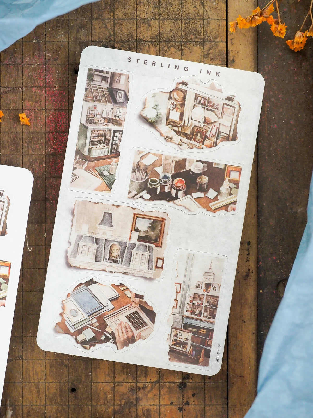 Torn Paper Stickers - October 2026