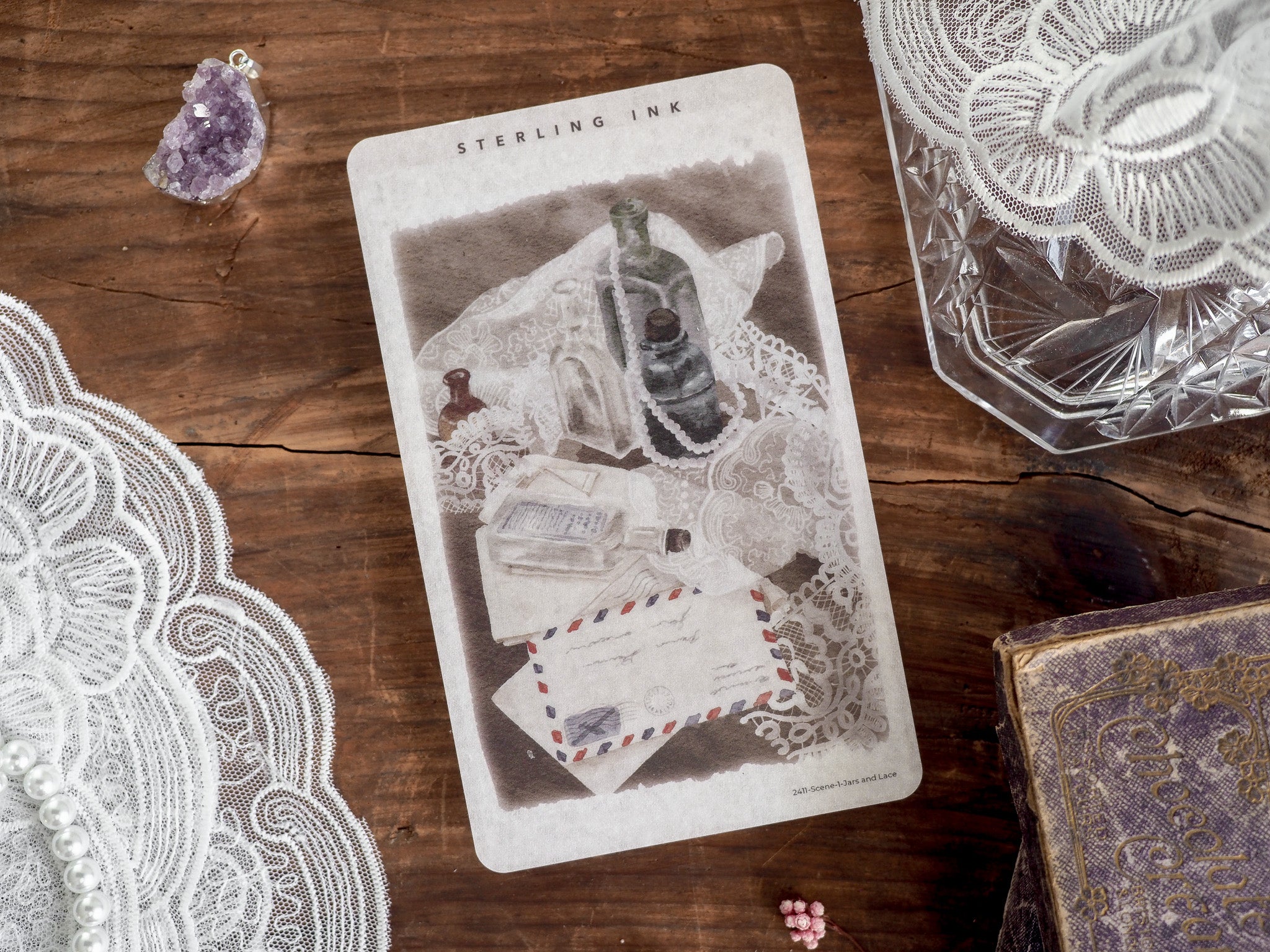 Single Scene Stickers: Jars and Lace - November 2024