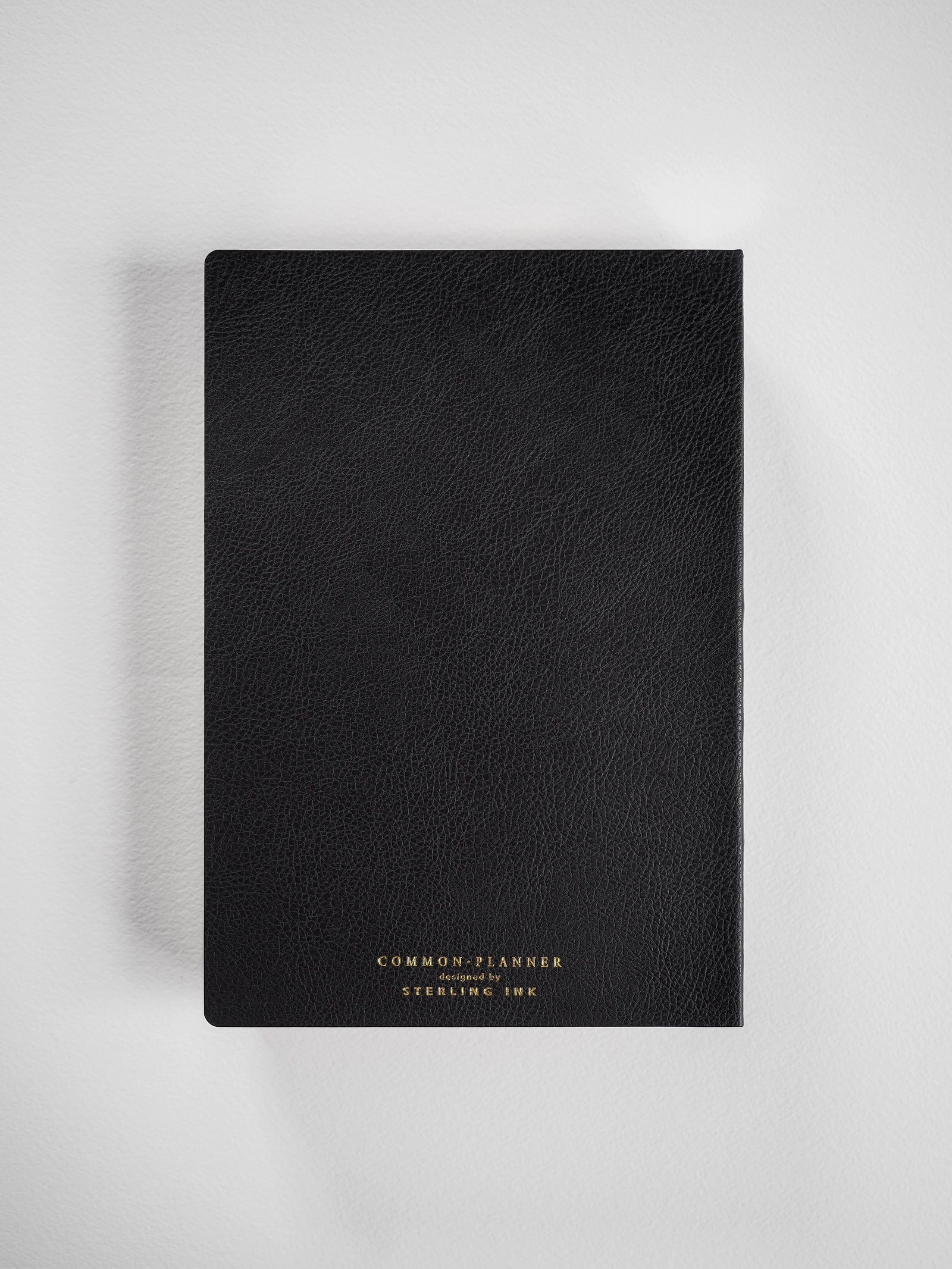 2027 A5 planner back cover in Onyx #color_onyx