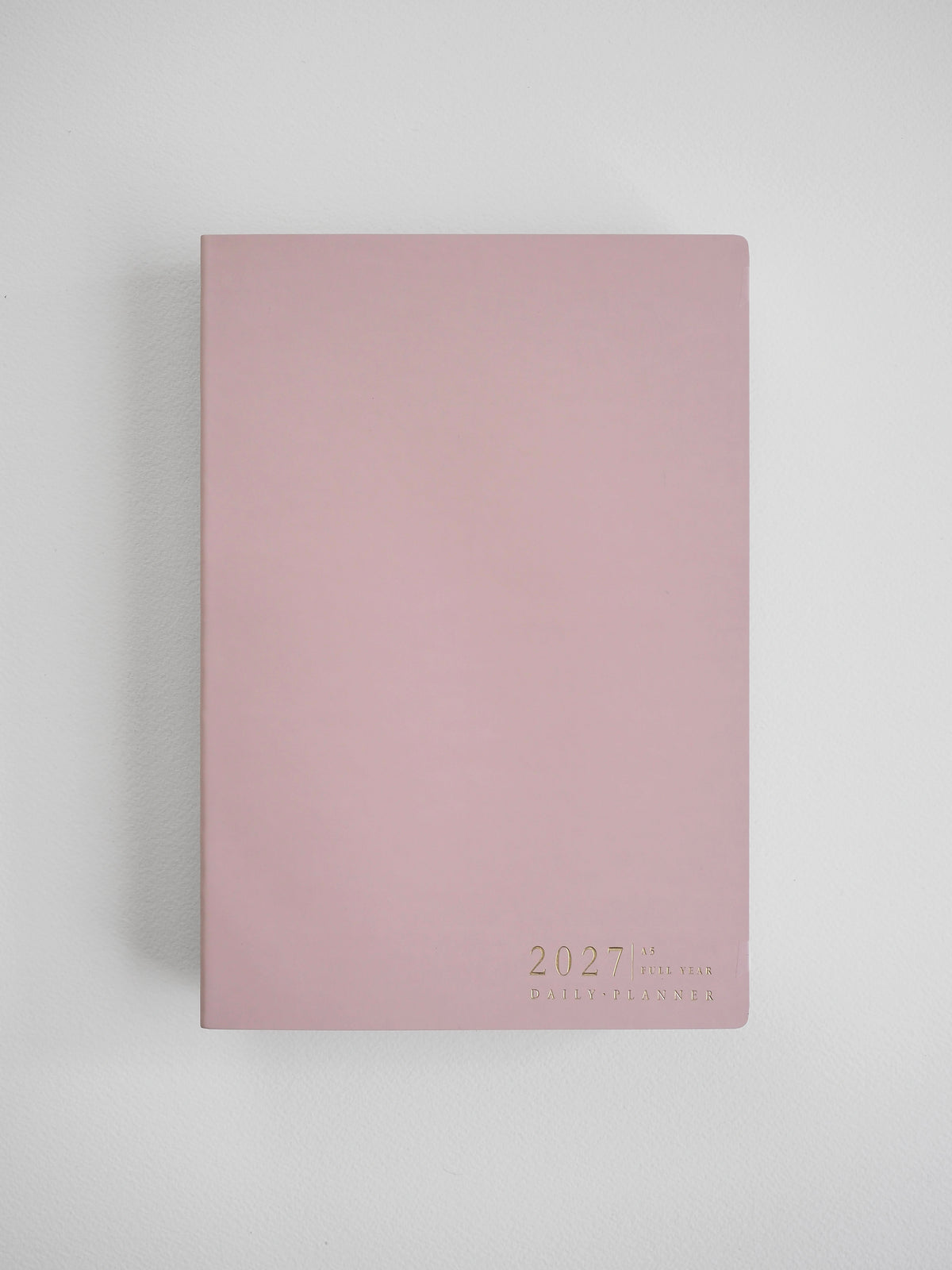 2027 A5 Daily Full year planner interior layout in Fairy Floss #color_fairyfloss
