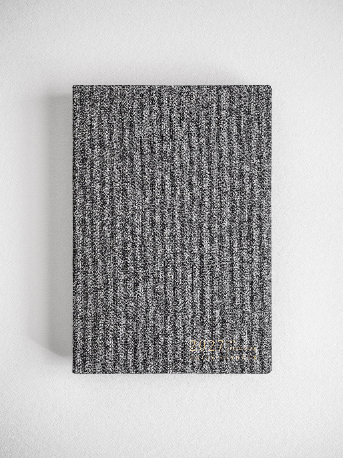 2027 A5 Daily Full year planner interior layout in Tweed #color_tweed