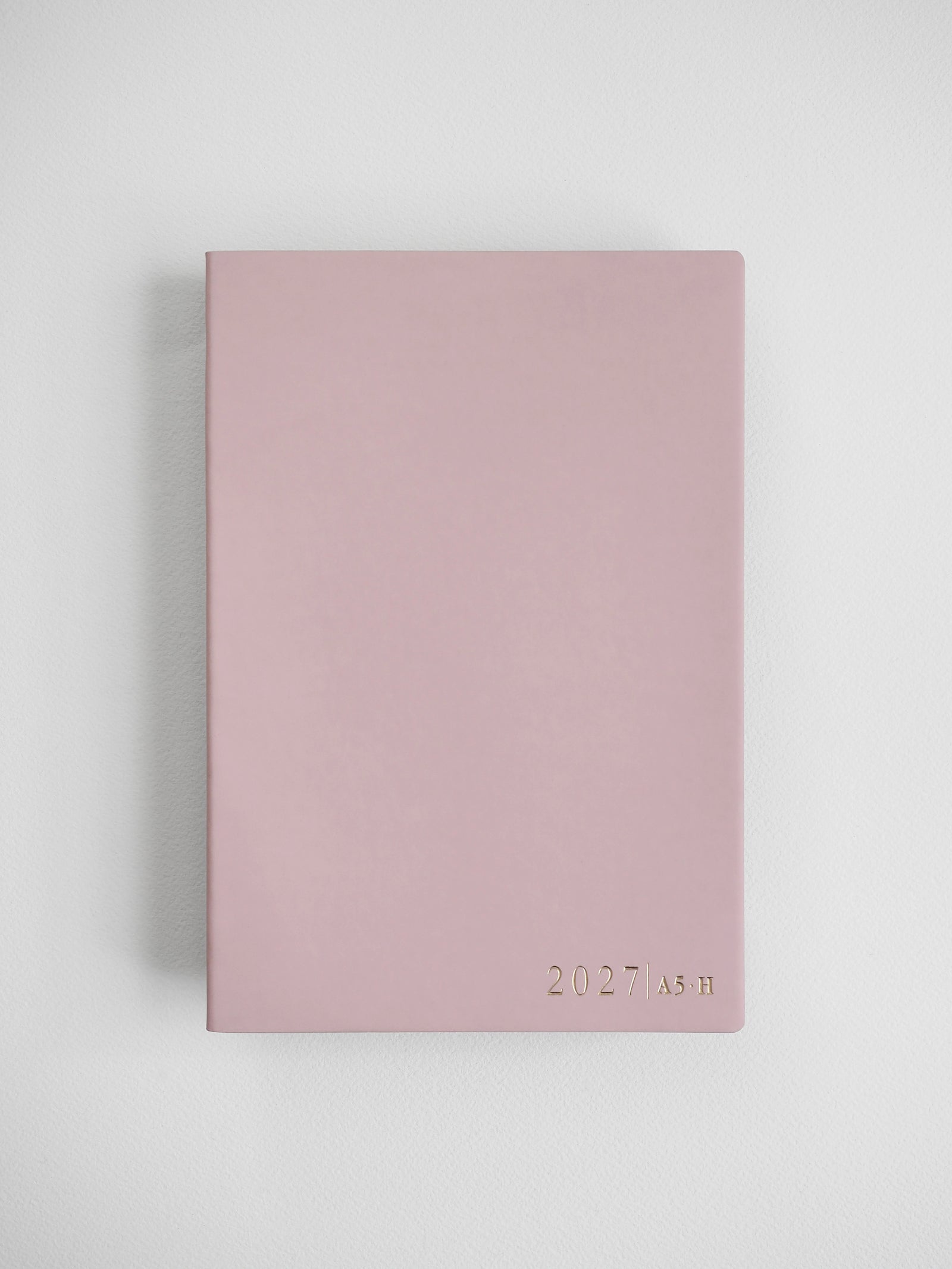 2027 A5 Horizontal Core planner interior layout in Fairy Floss #color_fairyfloss
