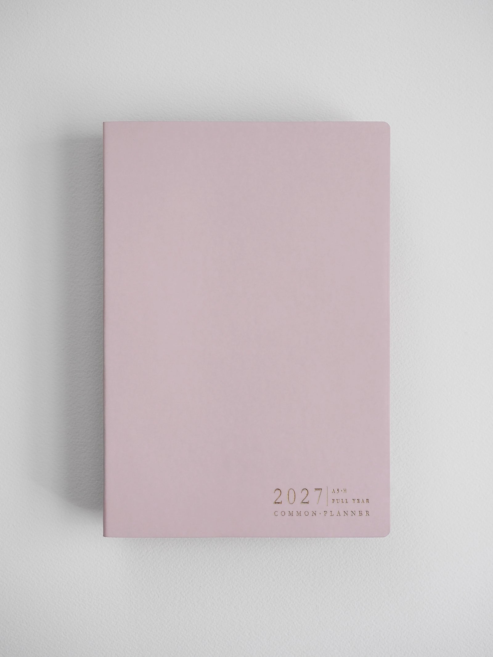 2027 A5 Horizontal Full year planner interior layout in Fairy Floss #color_fairyfloss