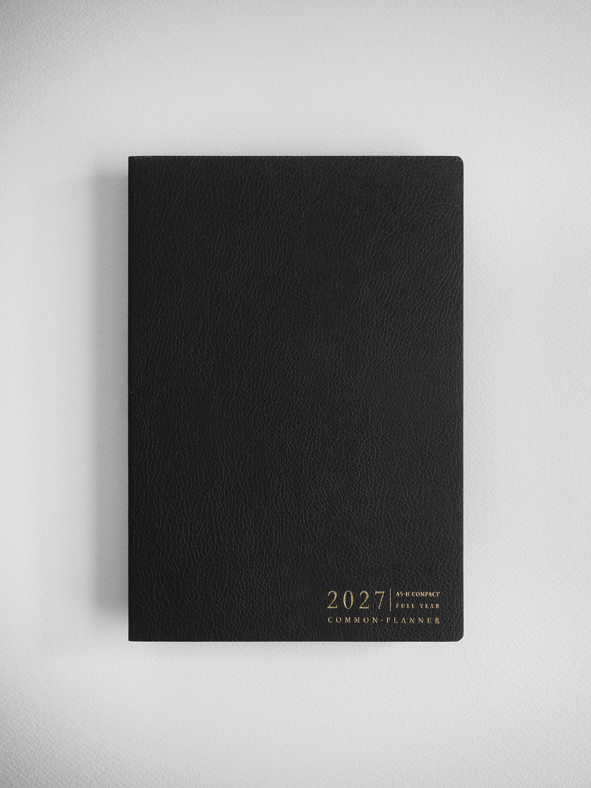 2027 A5 Horizontal Compact planner interior layout in Onyx #color_onyx