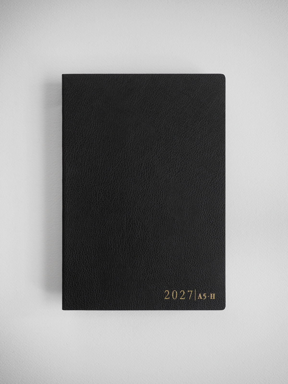 2027 A5 Horizontal Core planner interior layout in Onyx #color_onyx
