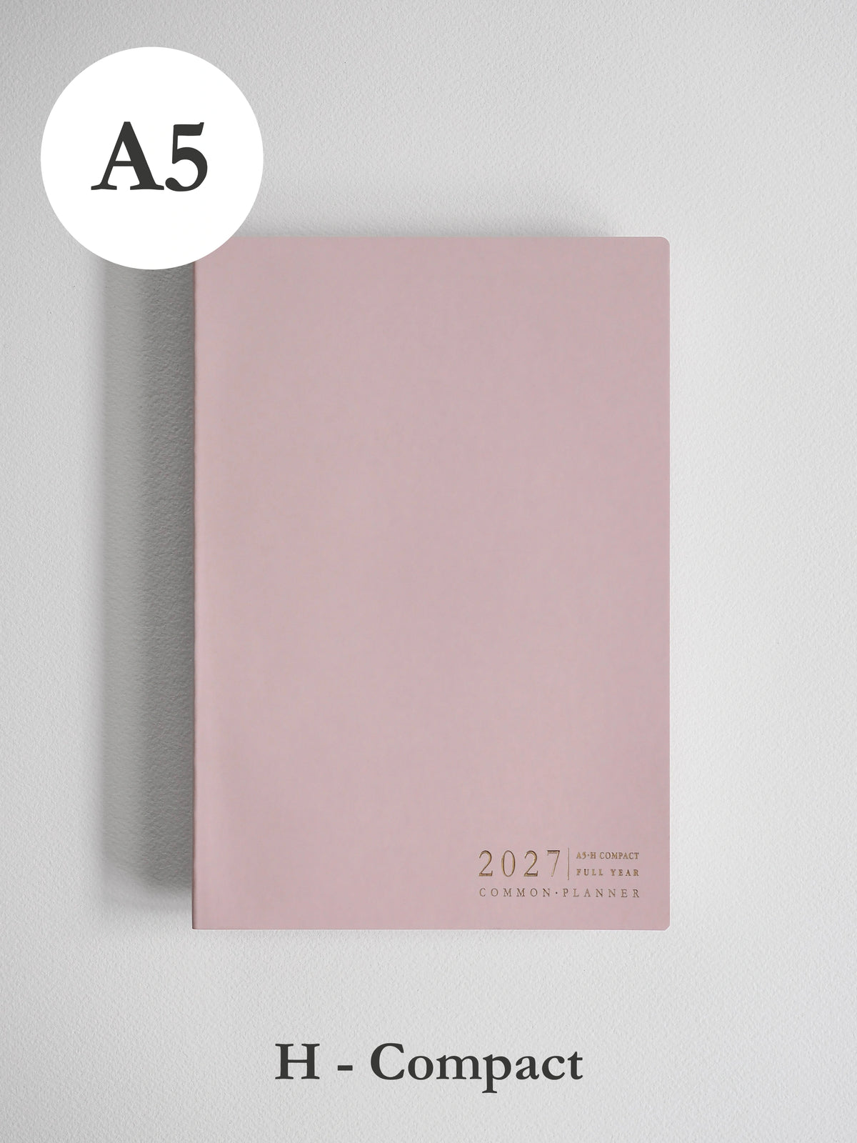 2027 A5 Horizontal Compact planner front cover in Fairy Floss #color_fairyfloss