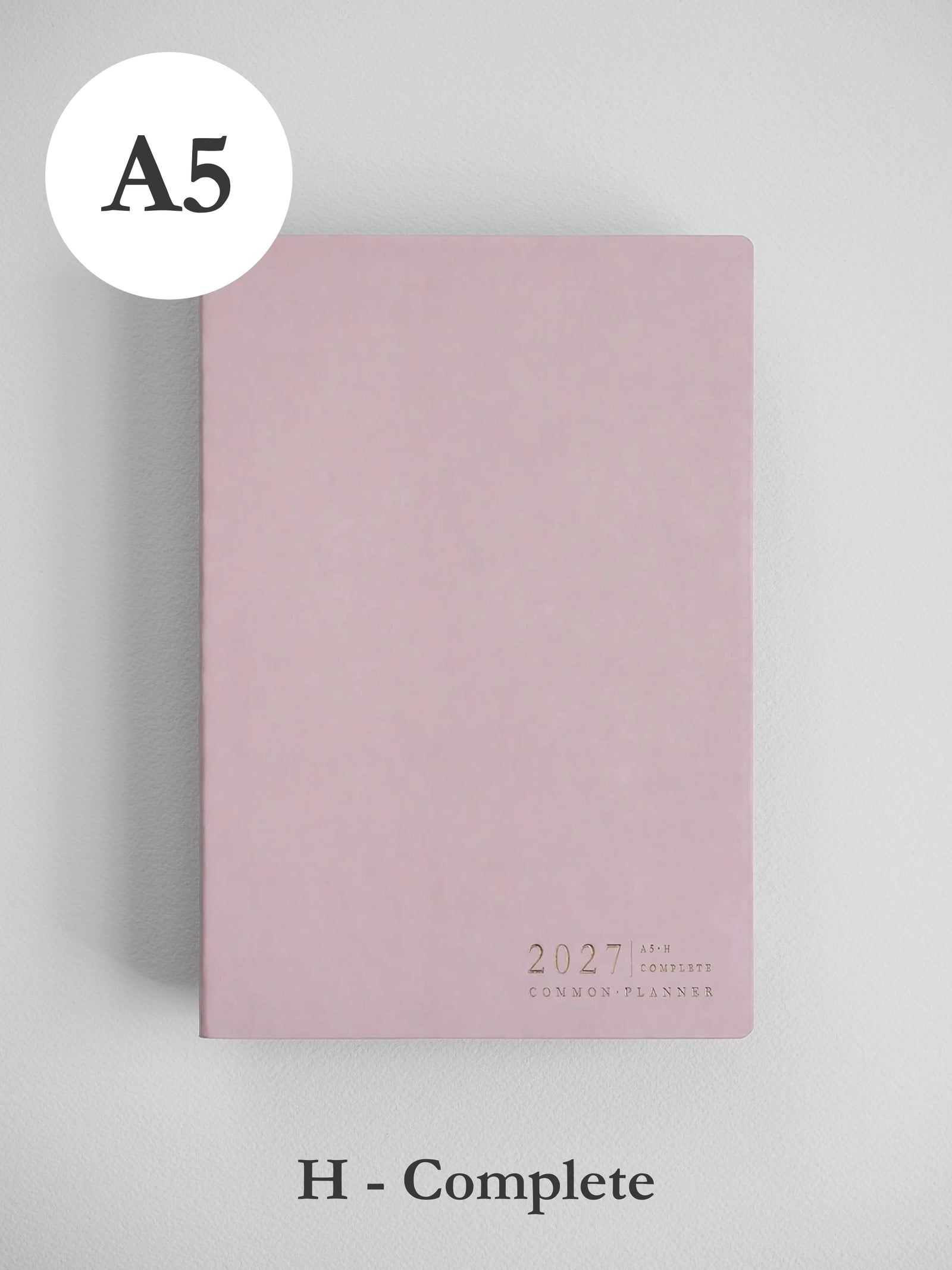 2027 A5 Horizontal Complete (softcover) planner front cover in Fairy Floss #color_fairyfloss