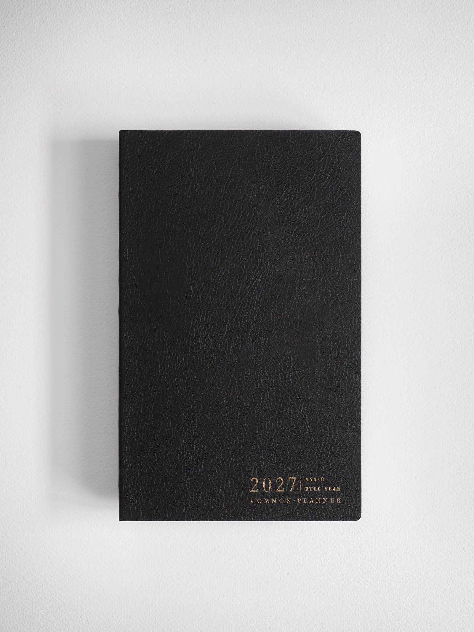 2027 A5S Horizontal Full year planner interior layout in Onyx #color_onyx