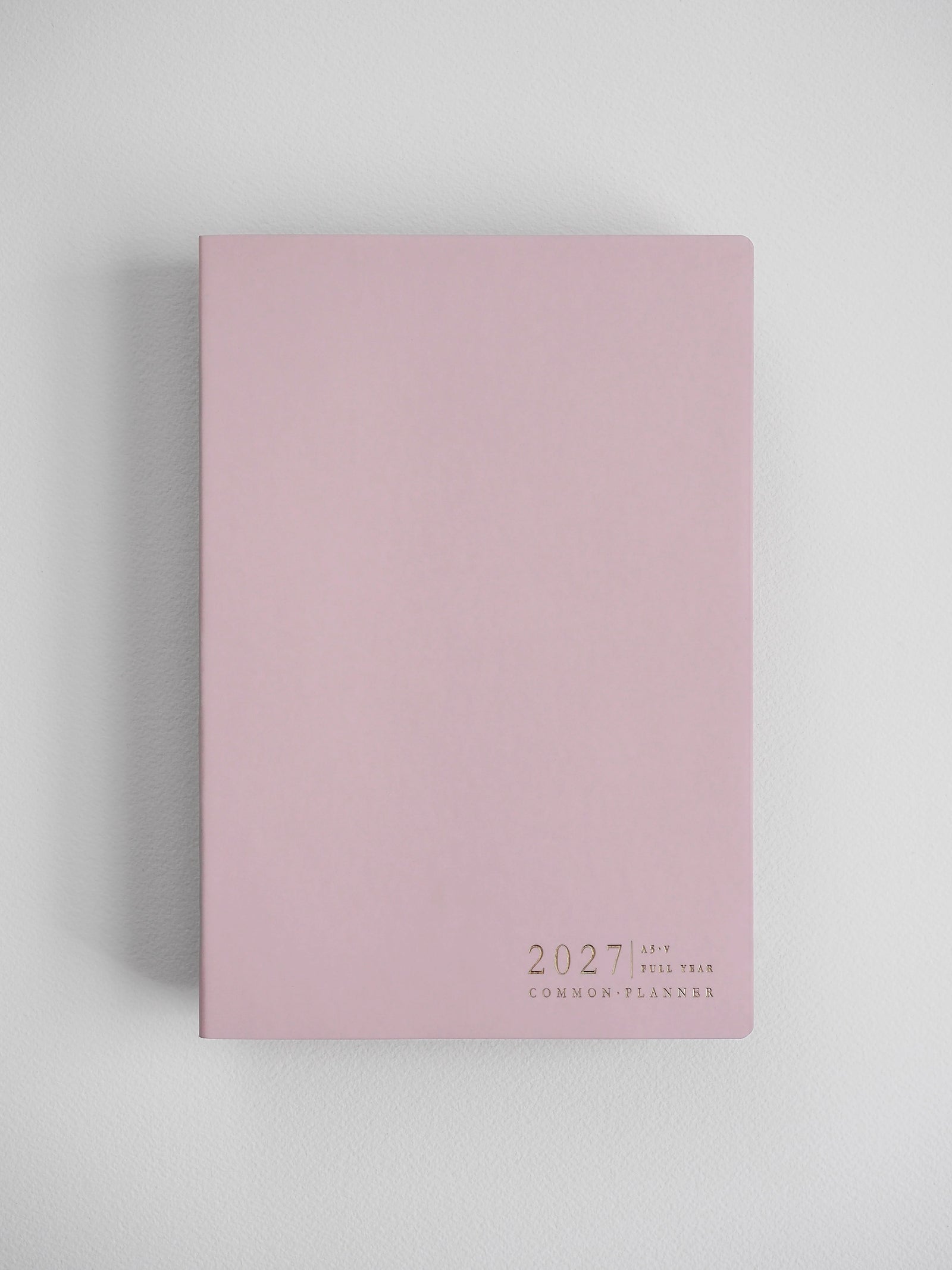 2027 A5 Vertical Full year planner interior layout in Fairy Floss #color_fairyfloss