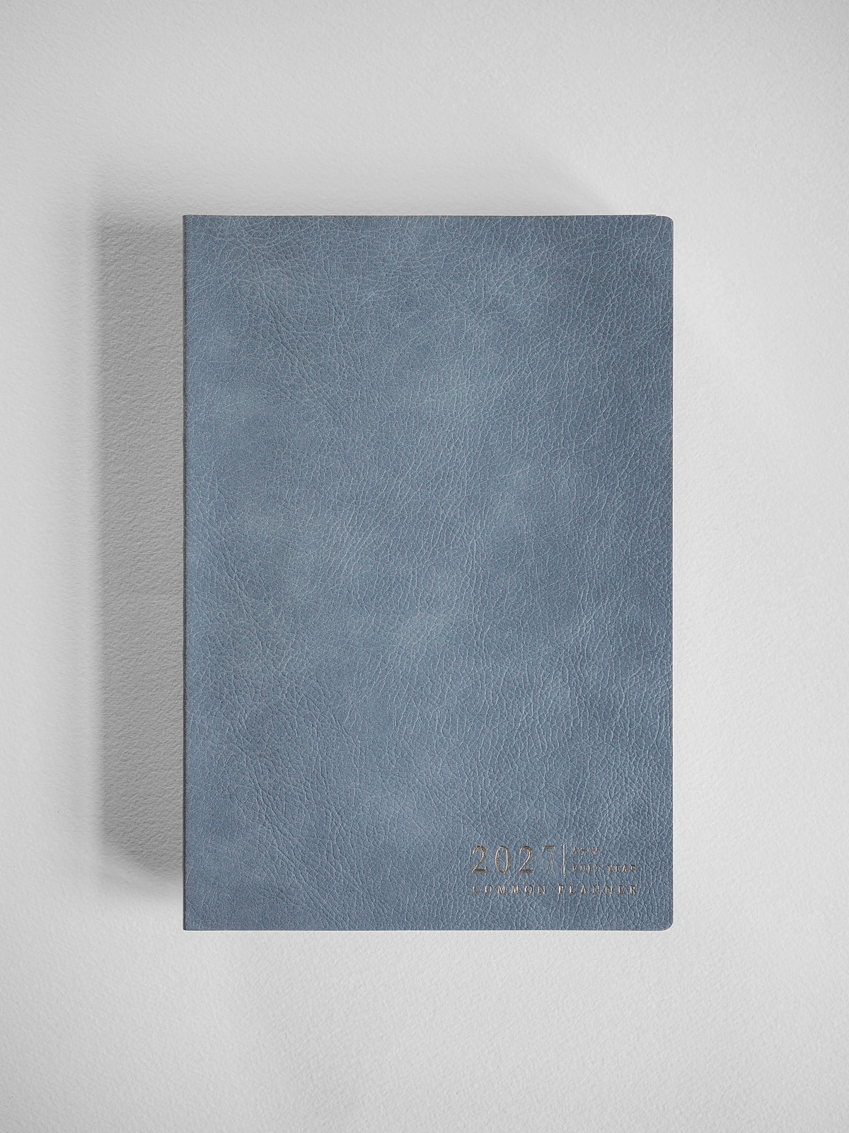 2027 A5 Vertical Full year planner interior layout in Mist #color_mist