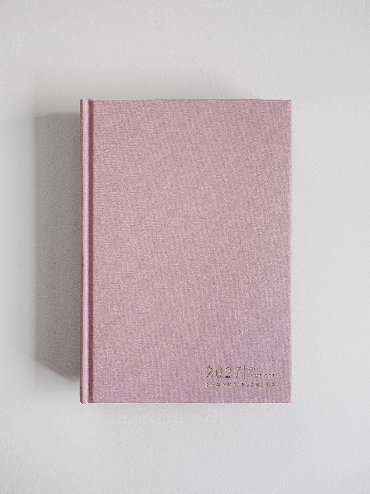 2027 A5 Vertical Complete planner interior layout in Seashell #color_seashell