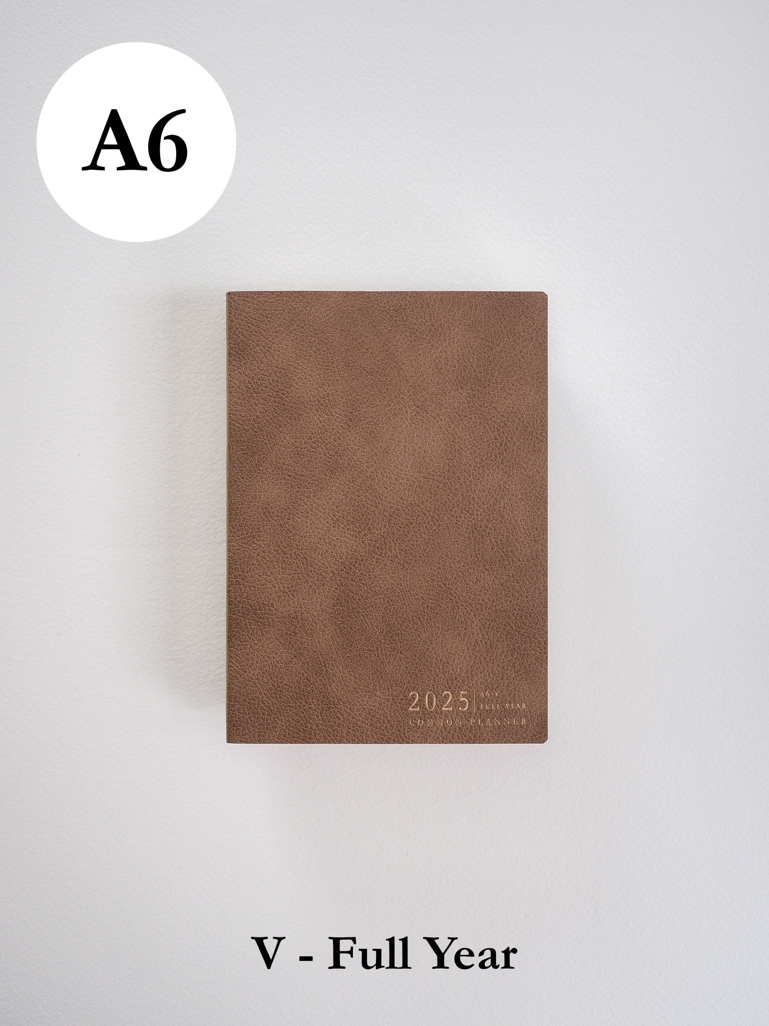 A6 Vertical Full Year | 2025 Common Planner