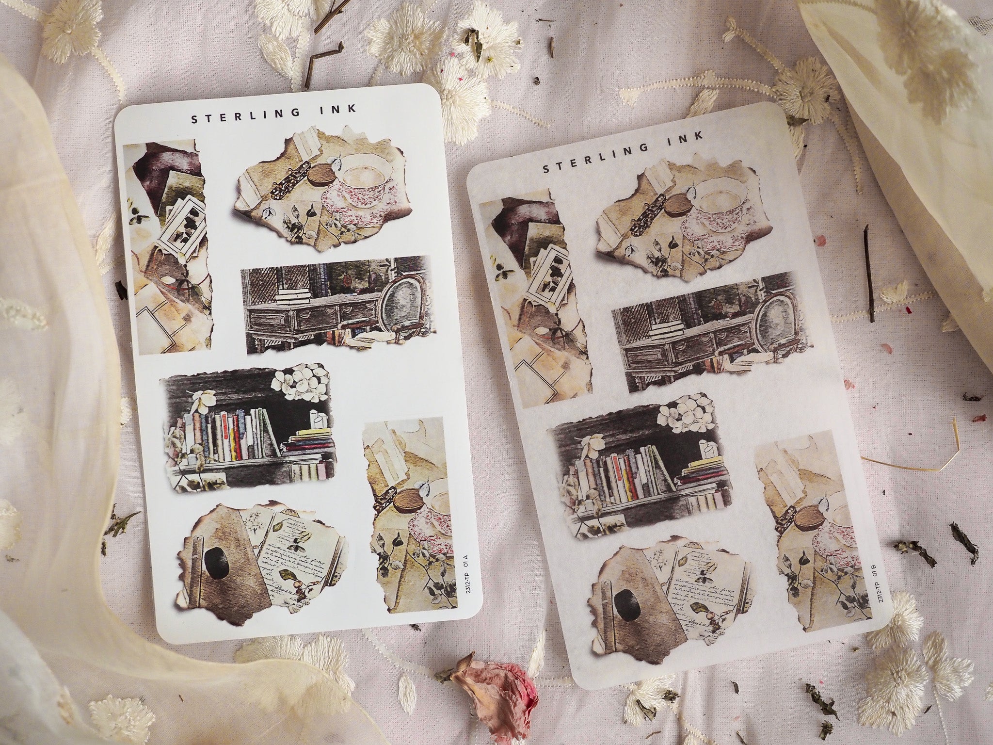 Torn Paper Stickers - December 2023