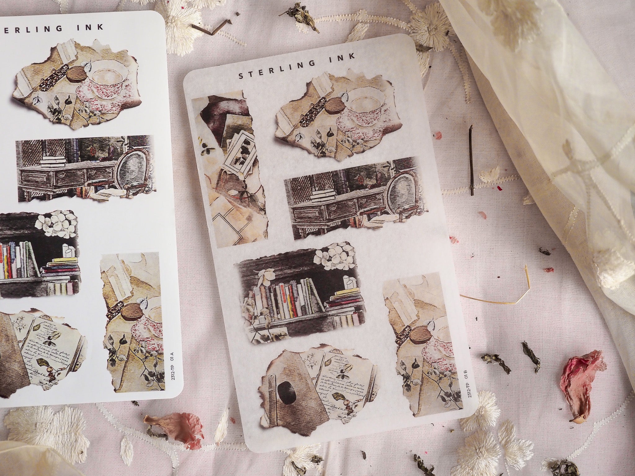 Torn Paper Stickers - December 2023