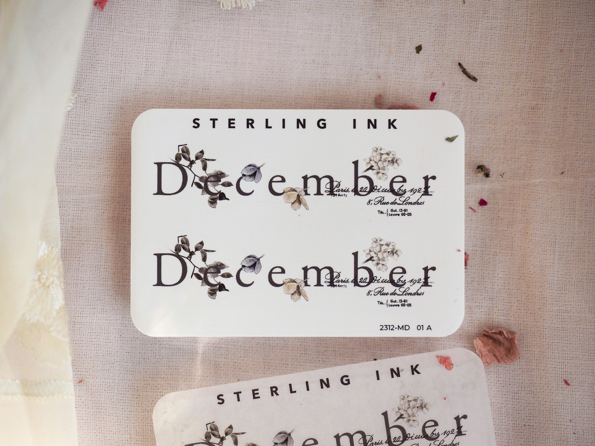 2023 Month Sticker Set - January-December