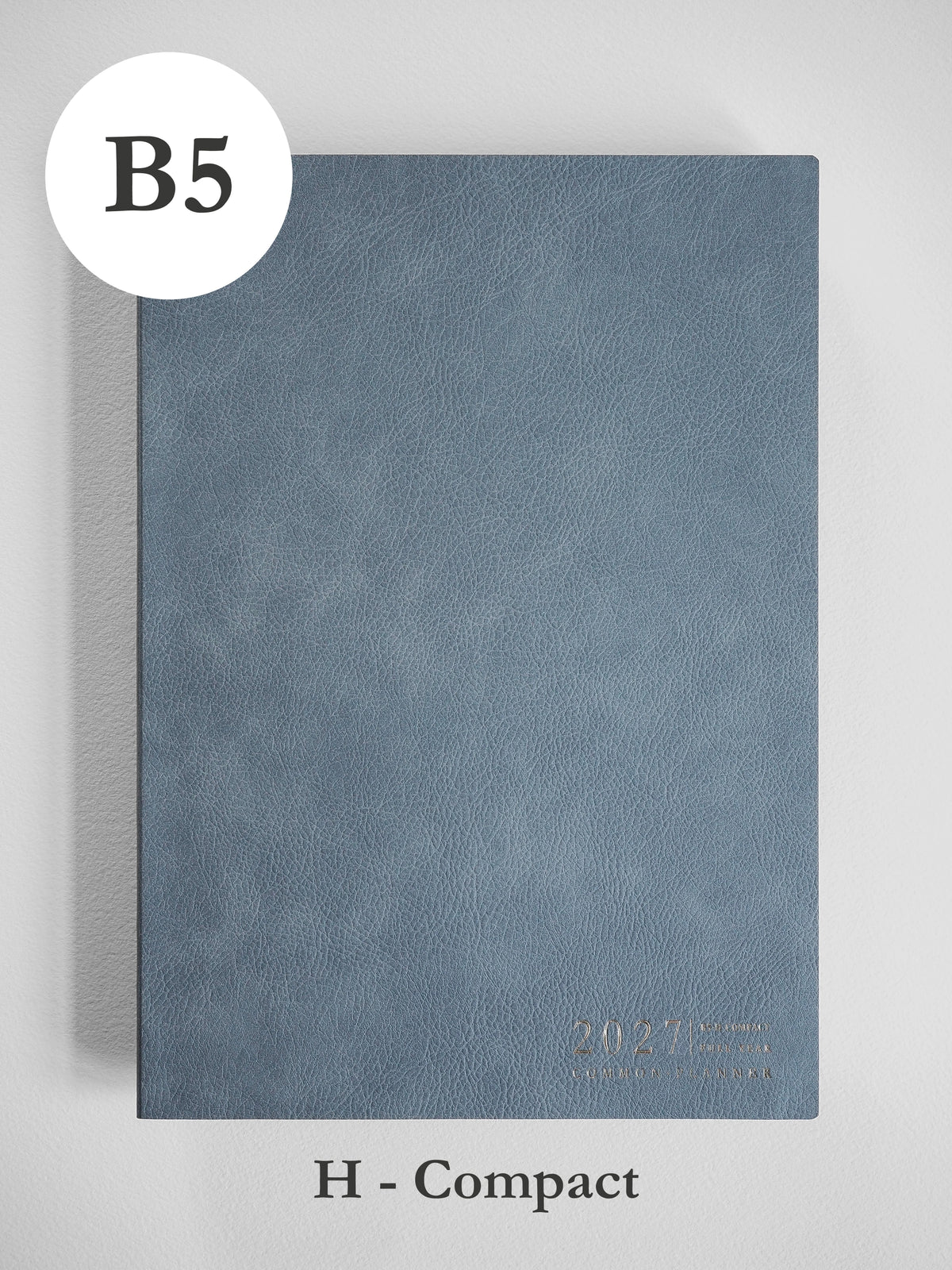 2027 B5 Horizontal Compact planner front cover in Mist #color_mist