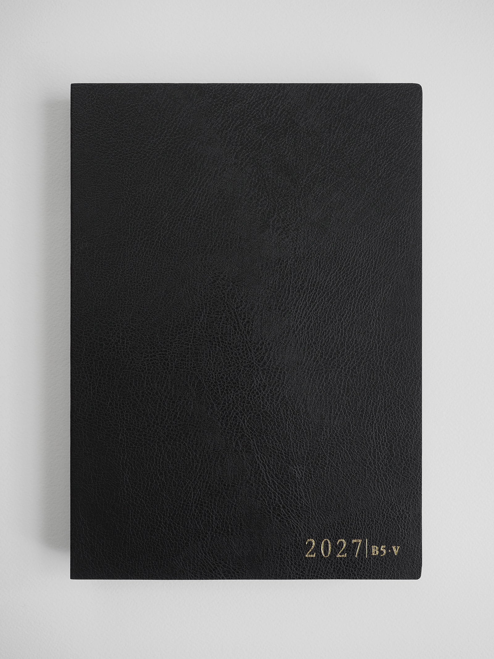 2027 B5 Vertical Core planner interior layout in Onyx #color_onyx