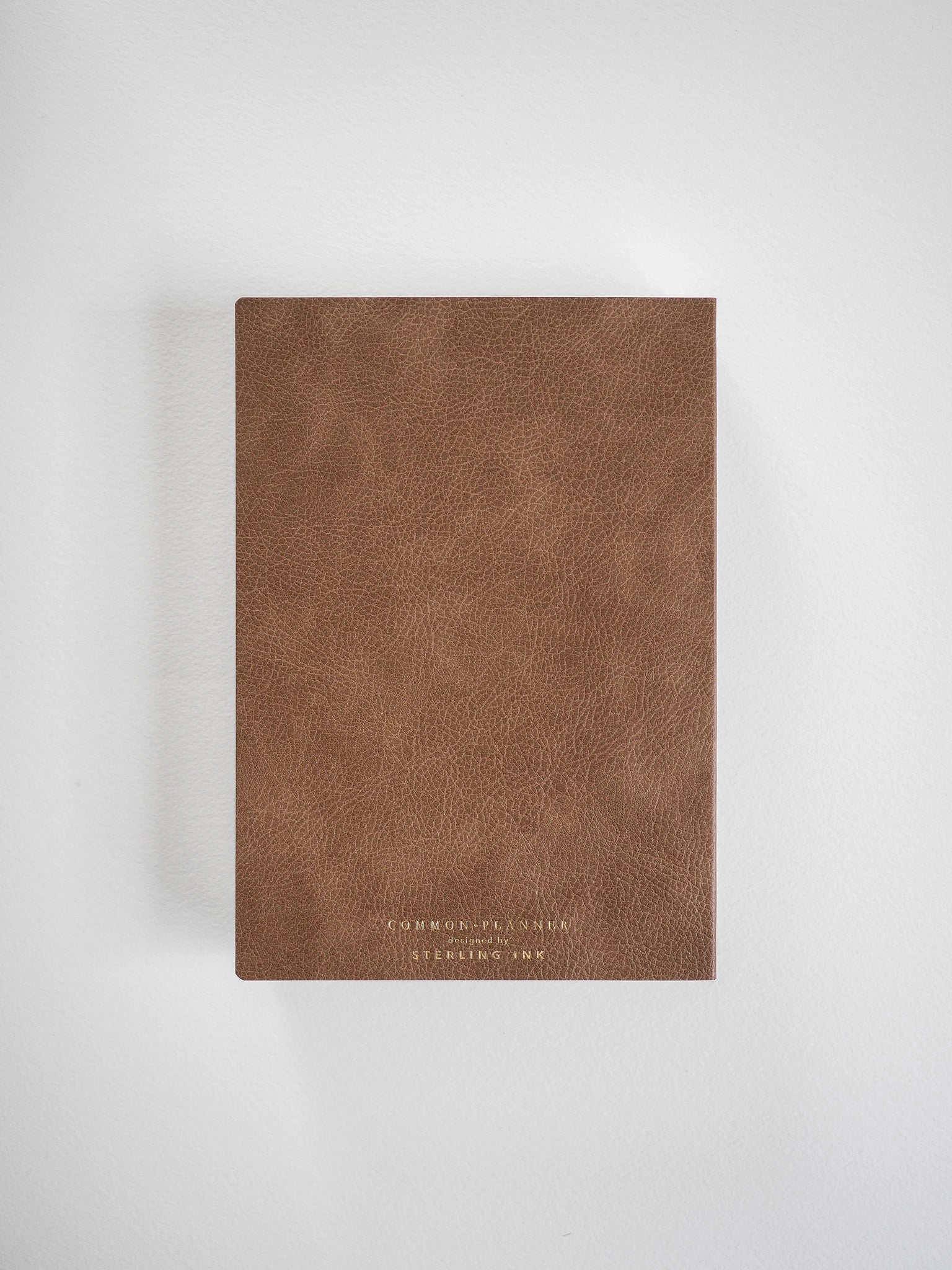 2027 B6 planner back cover in Caramel #color_caramel