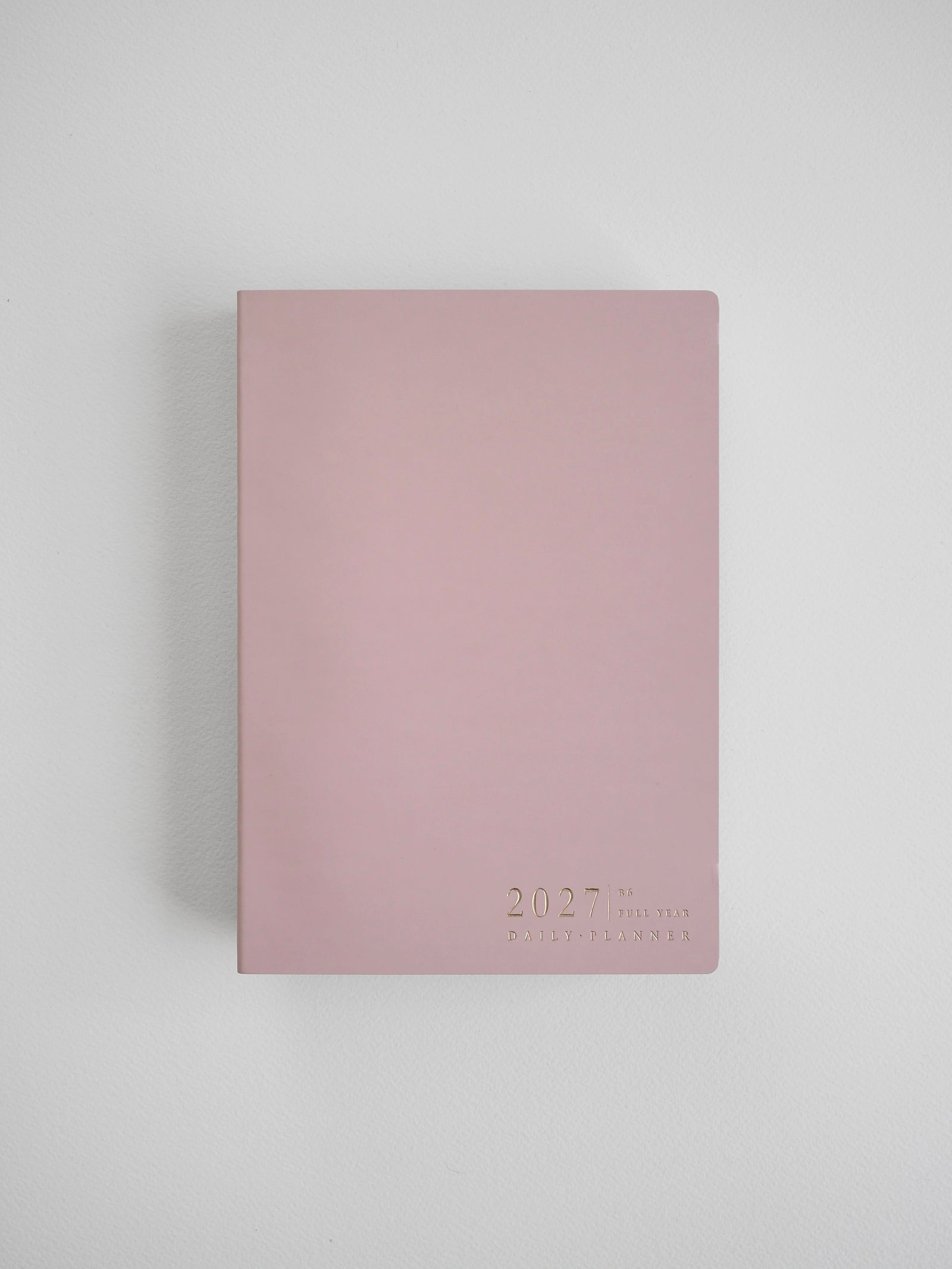 2027 B6 Daily Full year planner interior layout in Fairy Floss #color_fairyfloss