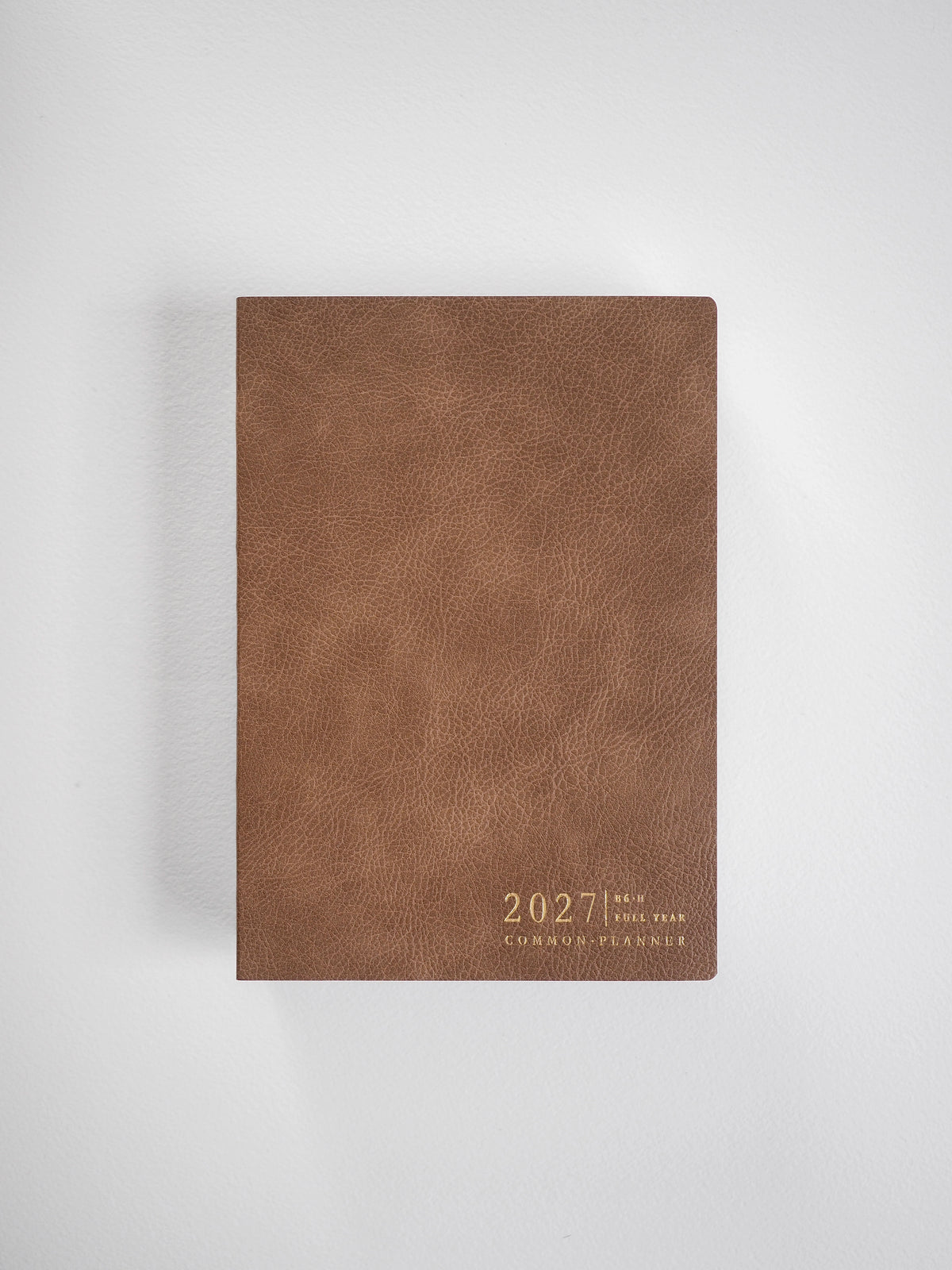 2027 B6 Horizontal Full year planner interior layout in Caramel #color_caramel