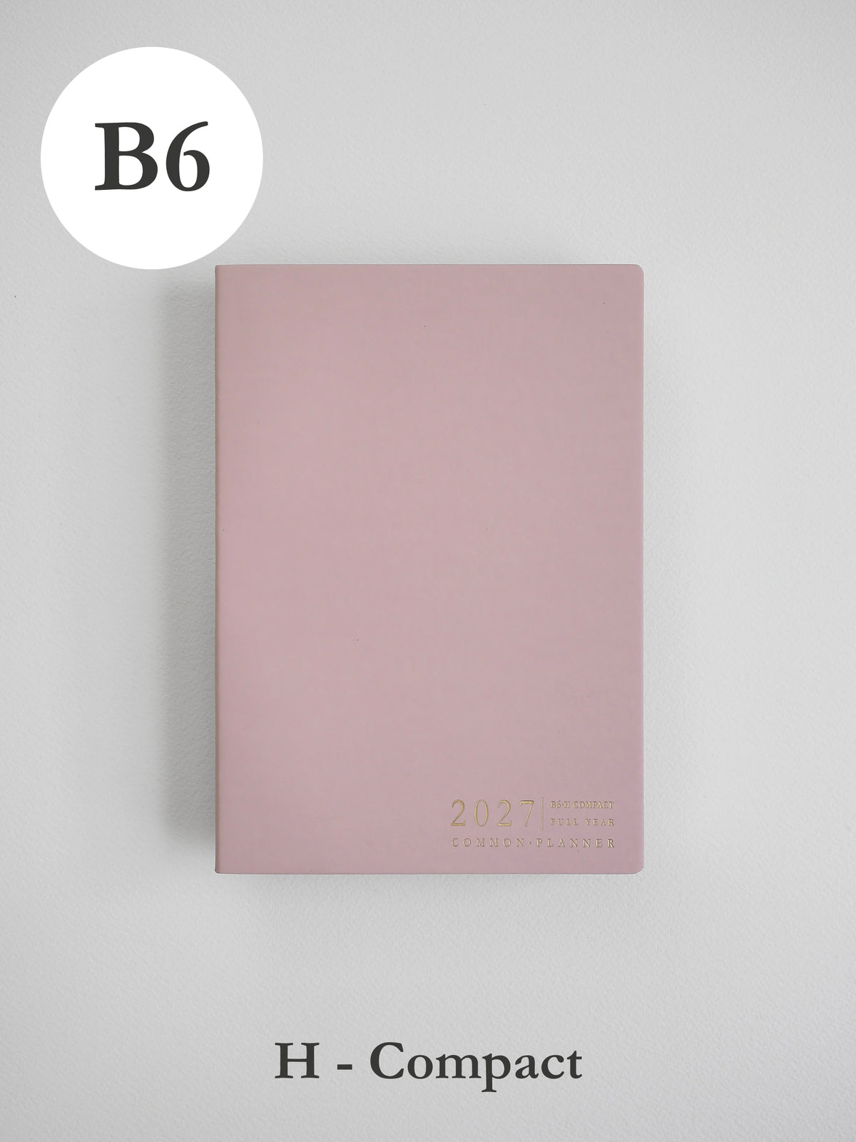 2027 B6 Horizontal Compact planner front cover in Fairy Floss #color_fairyfloss