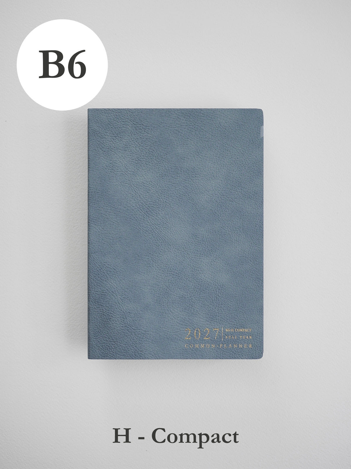 2027 B6 Horizontal Compact planner front cover in Mist #color_mist