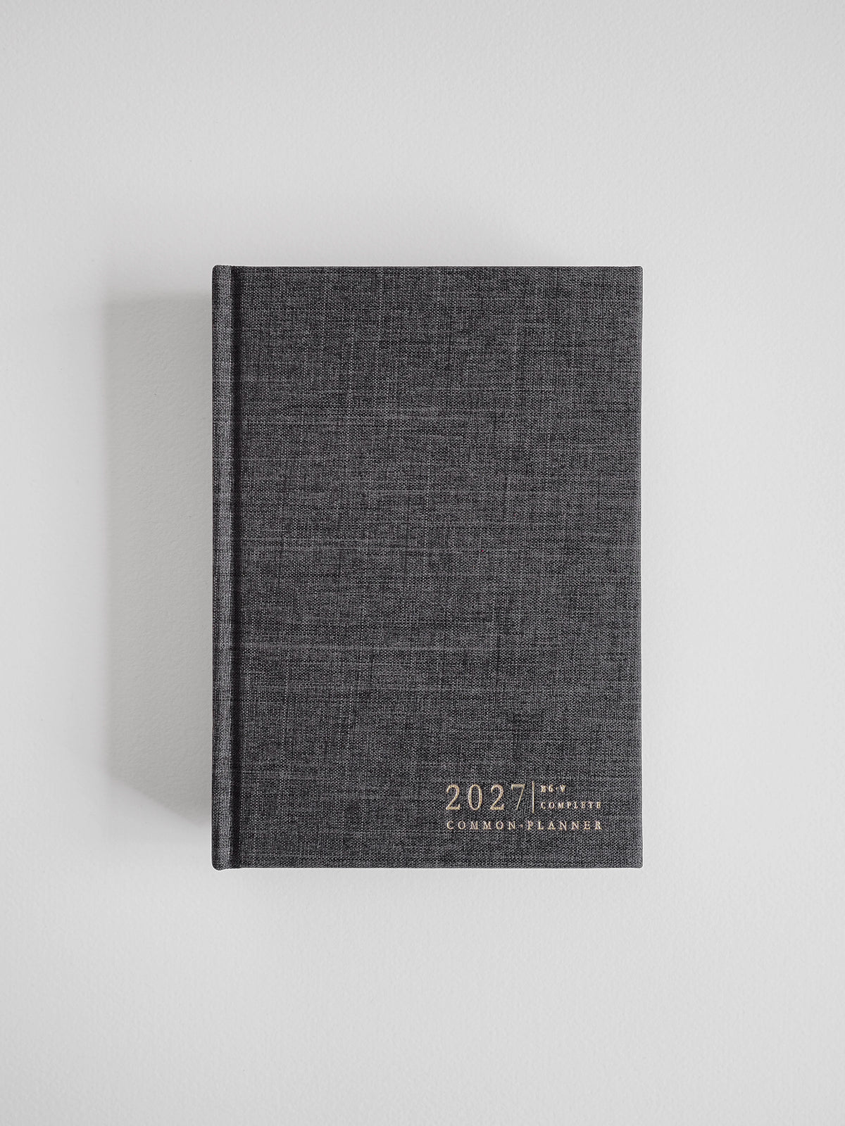 2027 B6 Horizontal Complete planner interior layout in Charcoal #color_charcoal