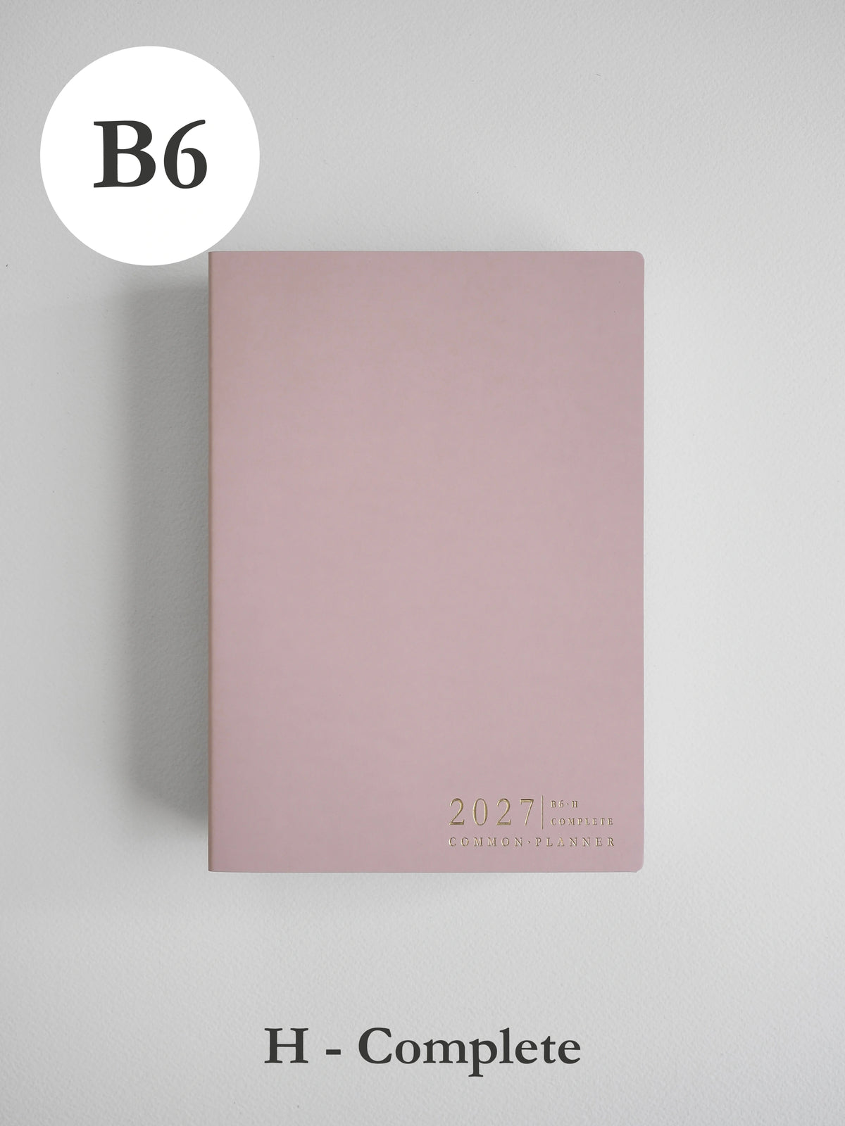 2027 B6 Horizontal Complete (softcover) planner front cover in Fairy Floss #color_fairyfloss