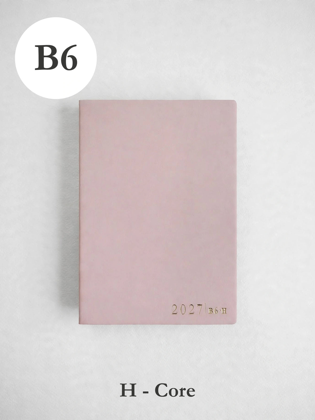 2027 B6 Horizontal Core planner front cover in Fairy Floss #color_fairyfloss