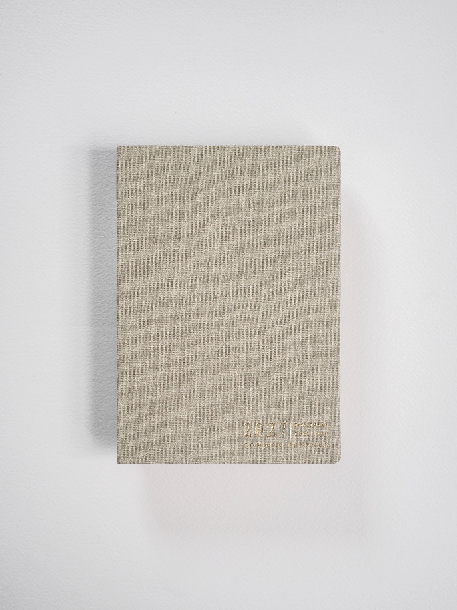 2027 B6 Vertical Compact planner interior layout in Linen #color_linen