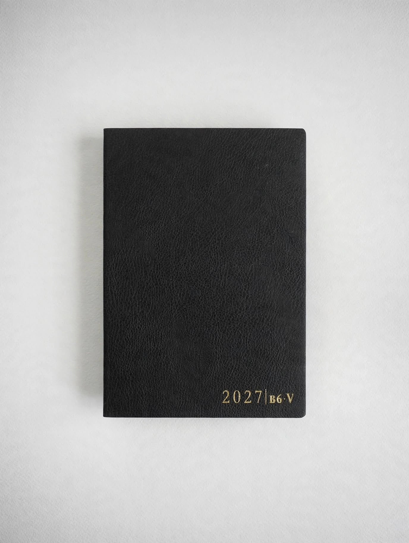 2027 B6 Vertical Core planner interior layout in Onyx #color_onyx