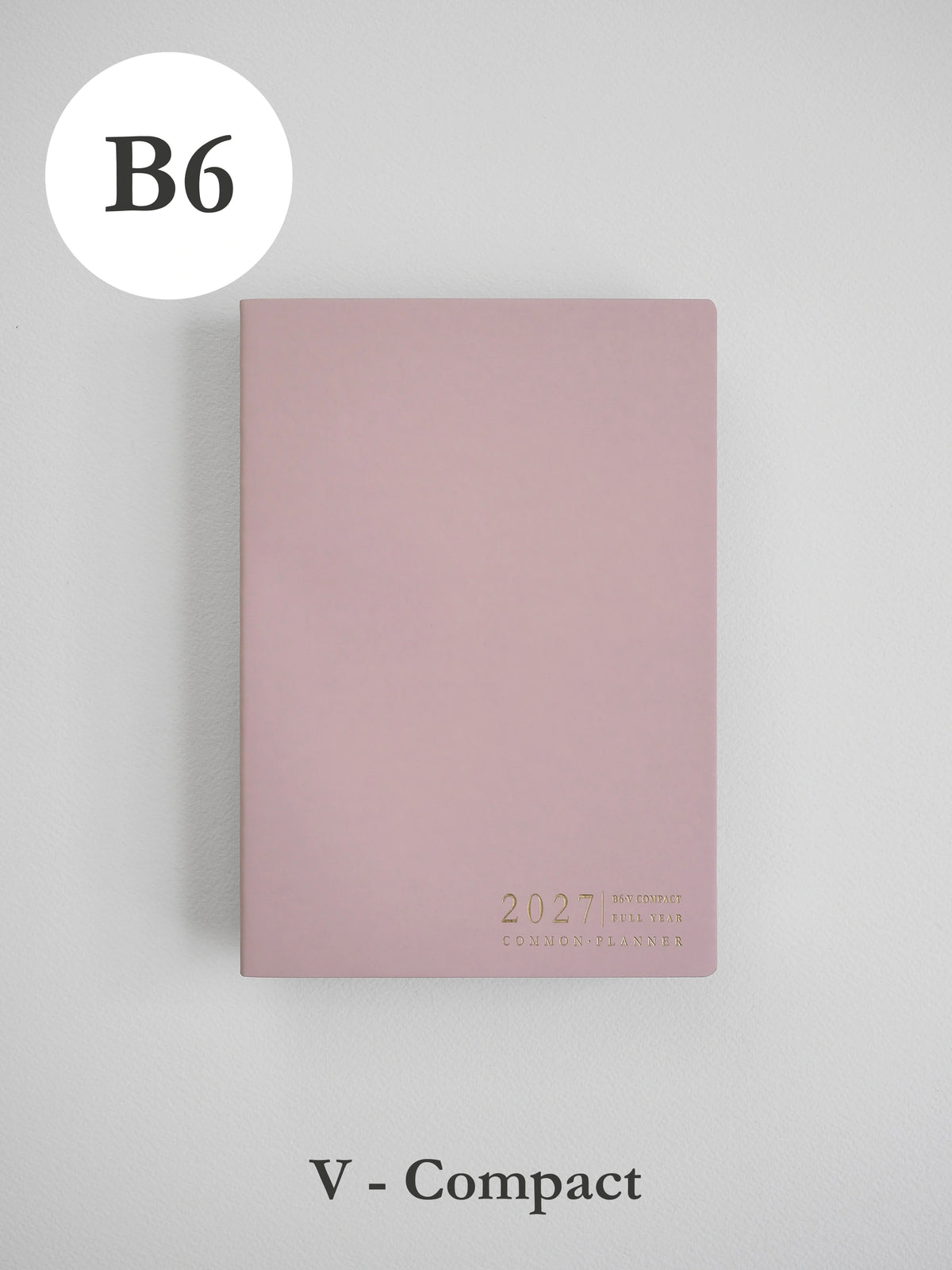 2027 B6 Vertical Compact planner front cover in Fairy Floss #color_fairyfloss
