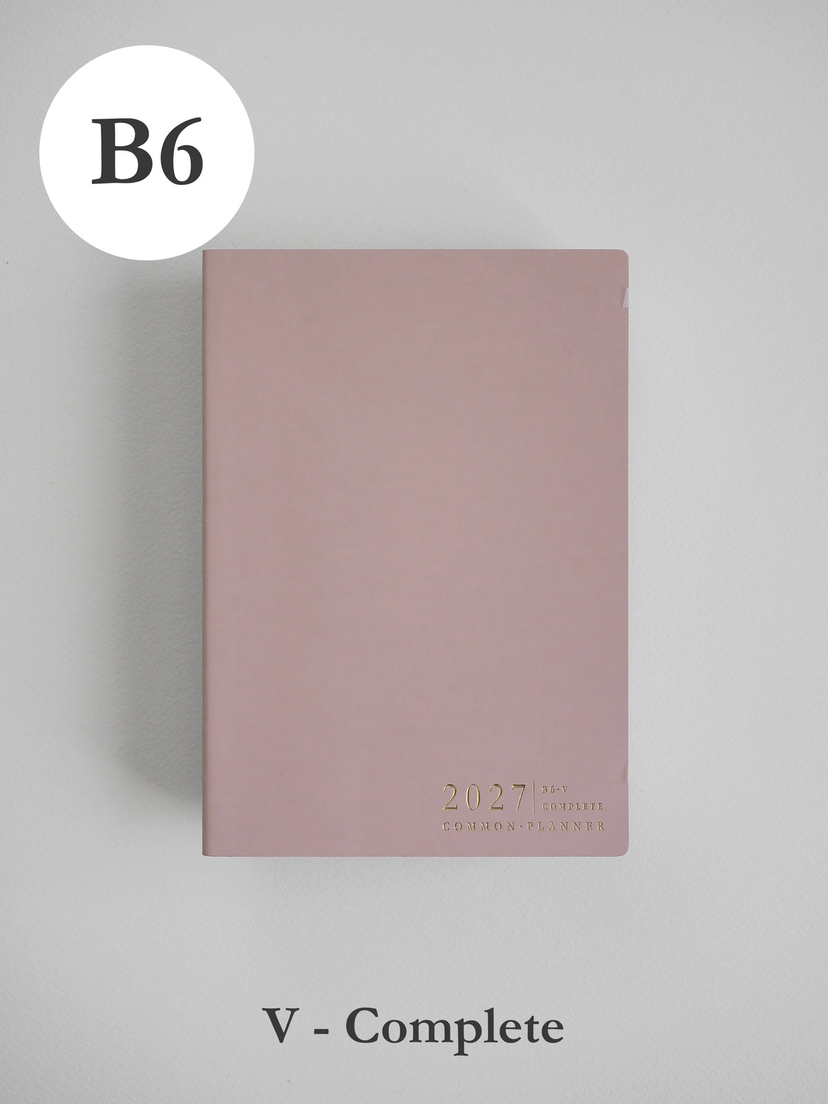 2027 B6 Vertical Complete (softcover) planner front cover in Fairy Floss #color_fairyfloss